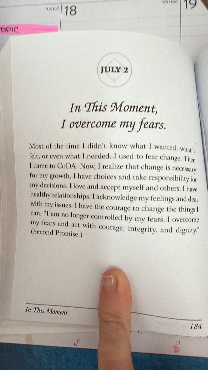 July 4: Breaking Free from Co-Dependance & Learning to Stand on My Own Two Feet
