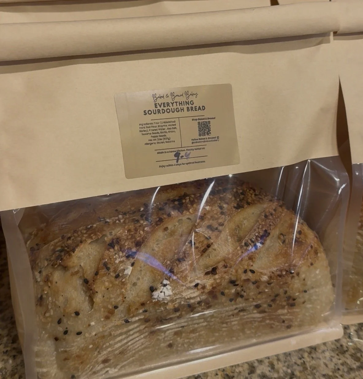 Everything Sourdough Bread