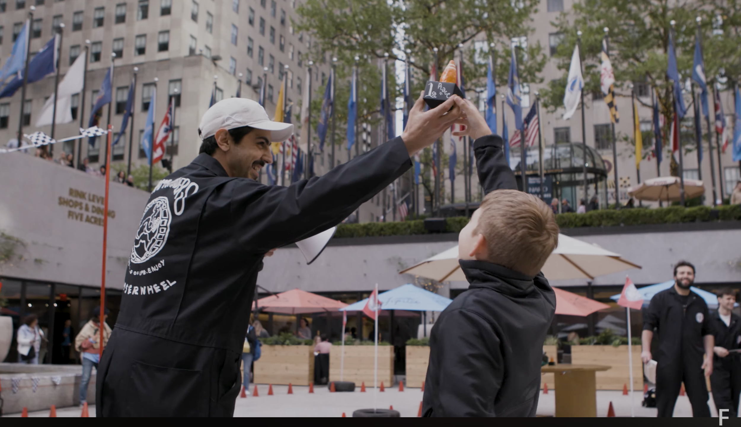 Sharif Farrag’s 'Gotham Grinders' at Rockefeller Center | Frieze New York 2024
