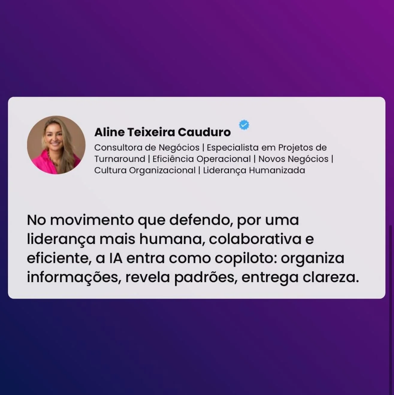 Quantas horas voc&ecirc; j&aacute; perdeu analisando planilhas sem encontrar insights que realmente fizessem diferen&ccedil;a?

A intelig&ecirc;ncia artificial pode (e deve) aliviar essa carga, n&atilde;o para tirar o protagonismo do l&iacute;der, ma