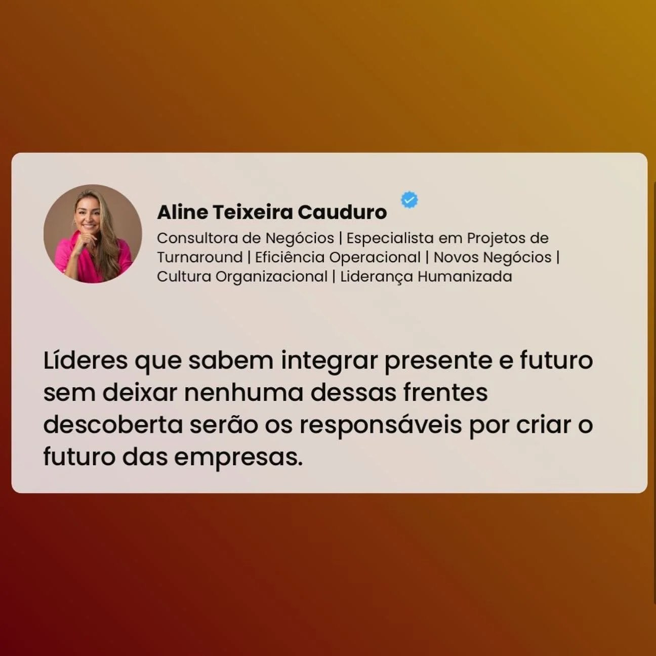 Liderar de forma sustent&aacute;vel significa ser ambidestro: 

&gt;&gt; Manter a excel&ecirc;ncia no presente enquanto prepara a empresa para o futuro.

Muitas empresas se perdem tentando decidir se devem focar na opera&ccedil;&atilde;o atual ou na 