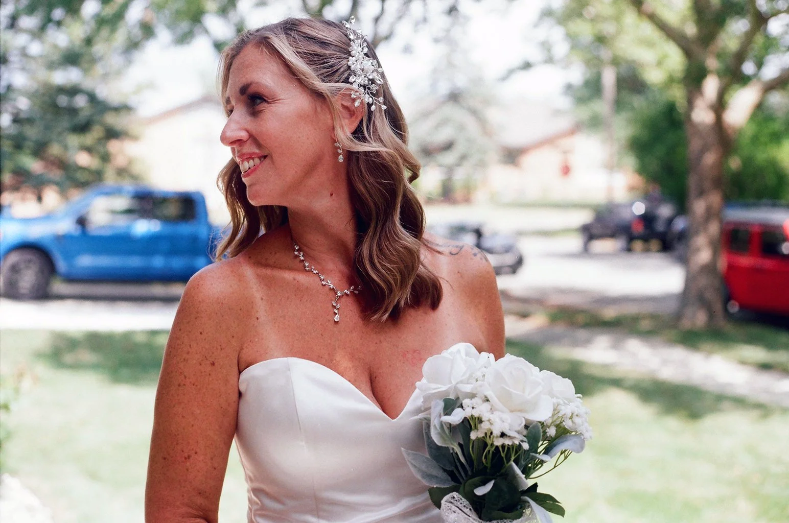 My mother, Amanda, on her wedding day.