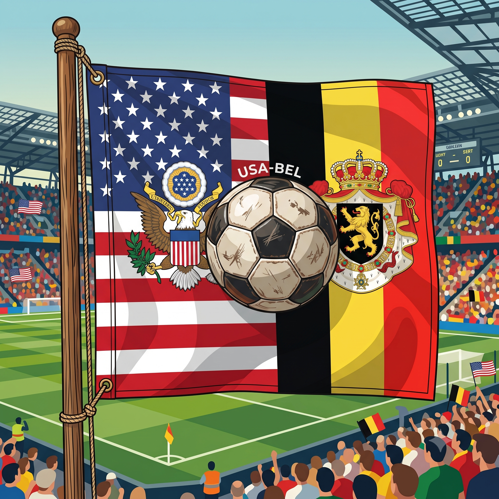World Cup: USA vs Belgium