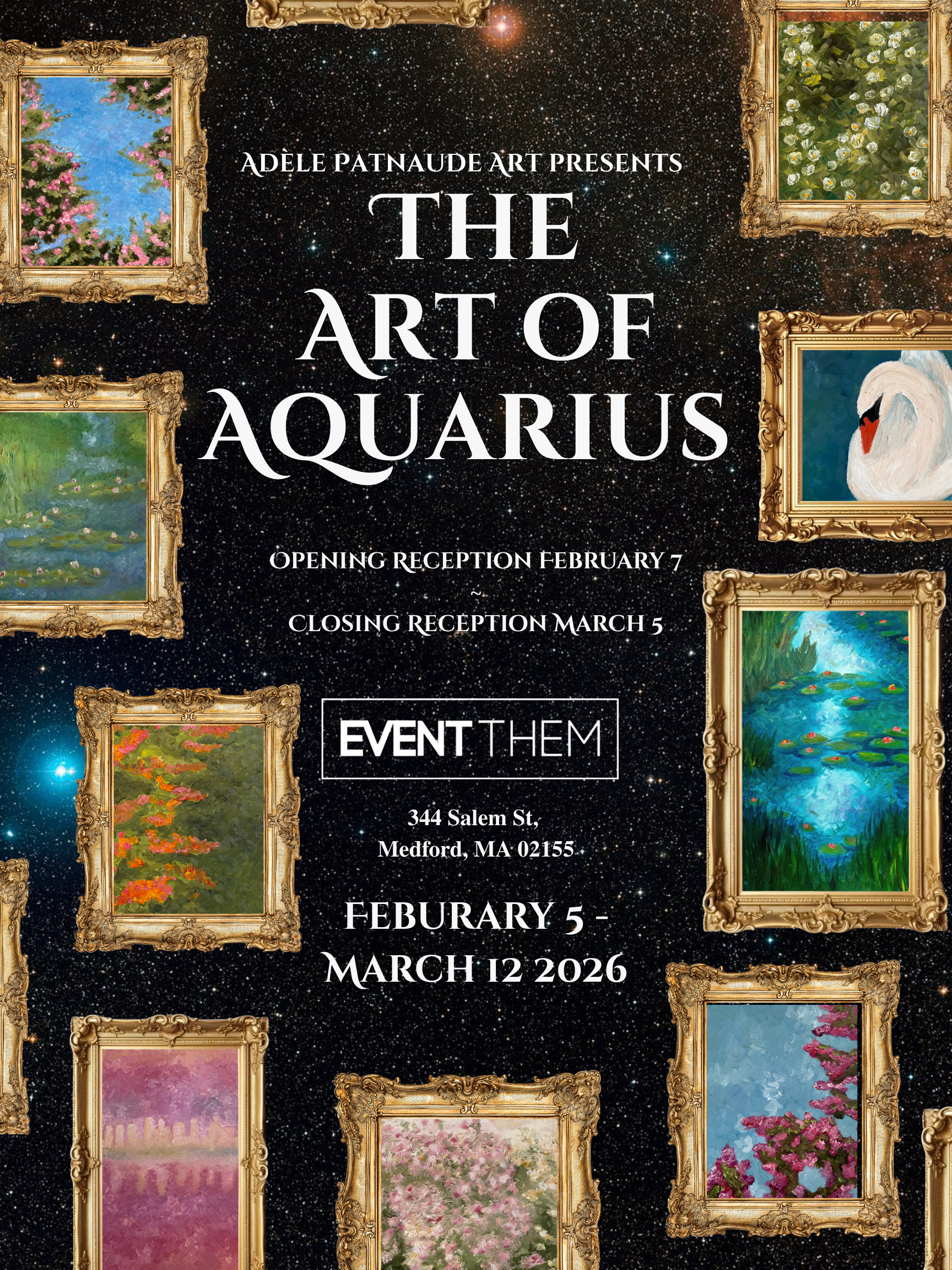 Debut Solo Exhibition: The Art of Aquarius