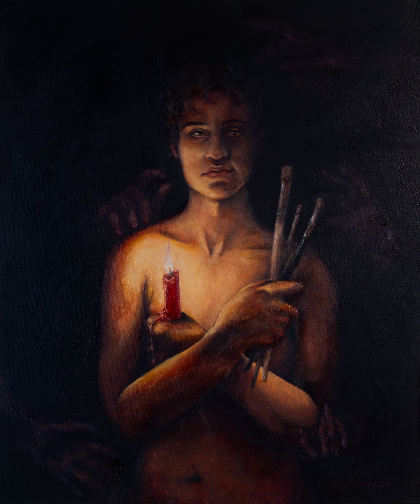Resilience | Portrait of an Artist, c. 2026, Oil on canvas, 20" by 24"