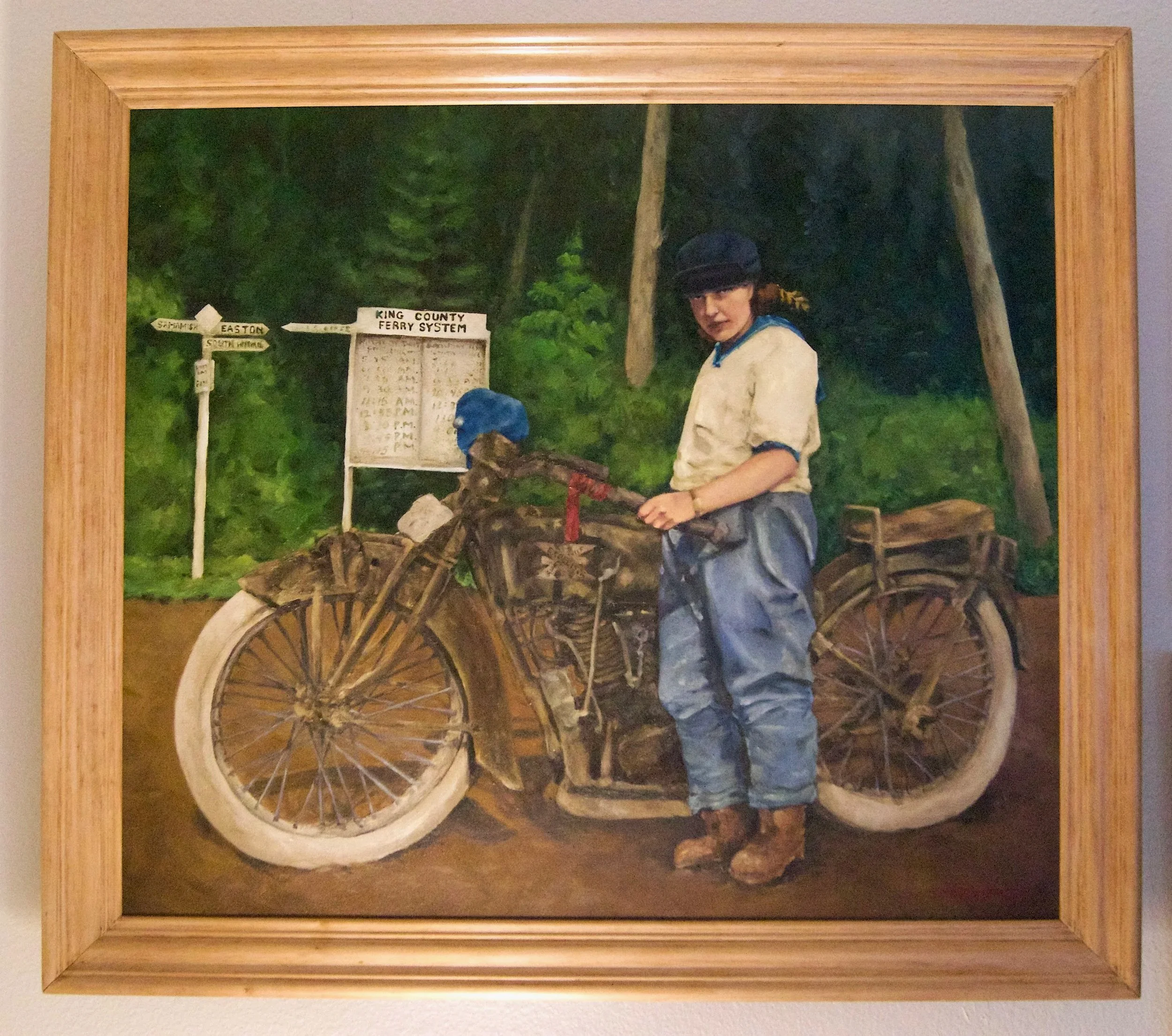 The Biker Girl finds her forever home in the City of Seattle’s Portable Works Collection