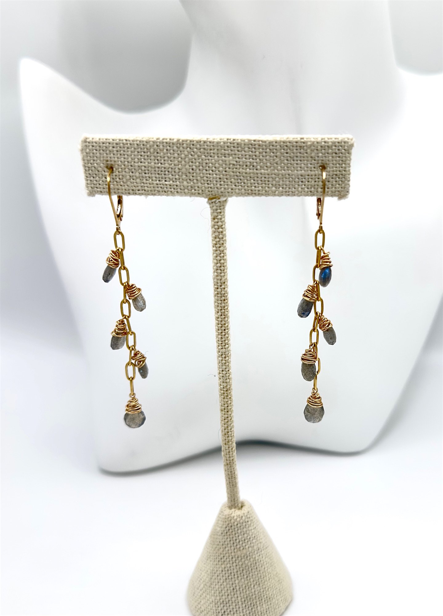 Labradorite Earrings