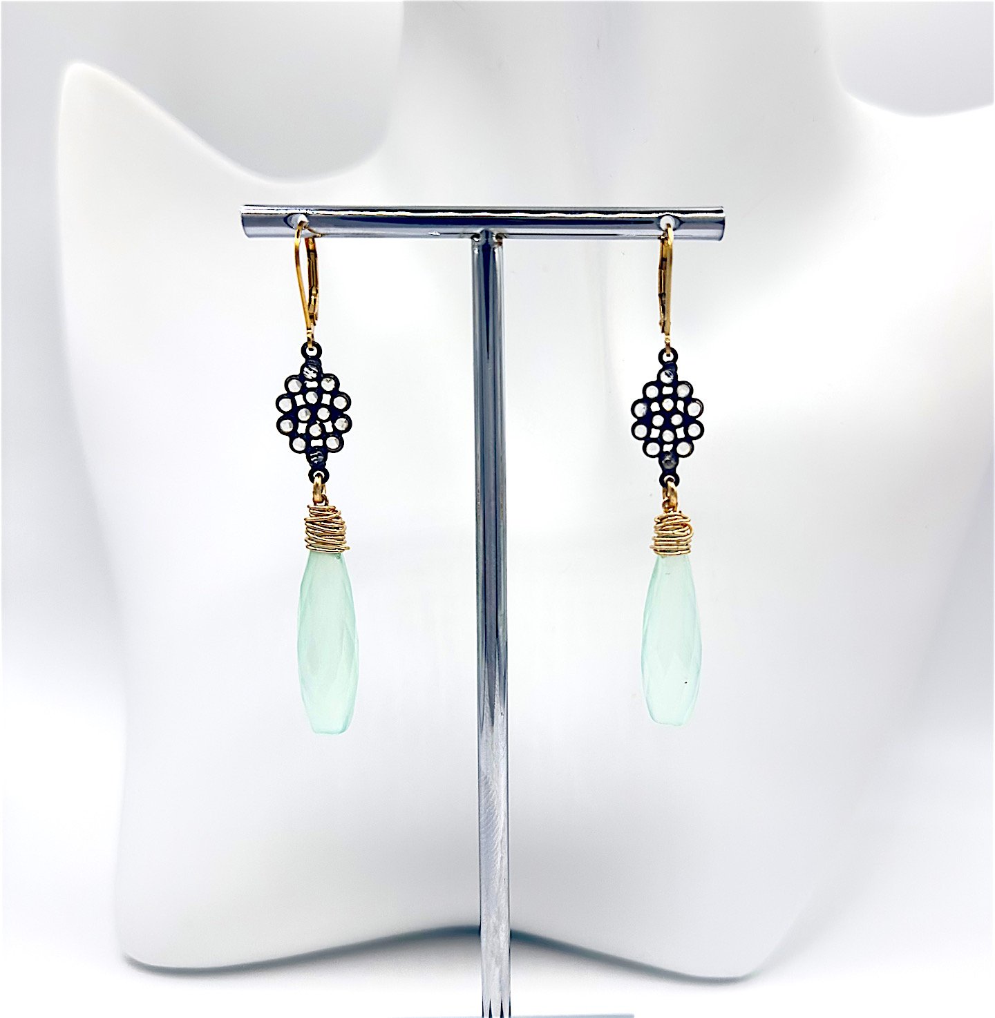 Chalcedony Earrings