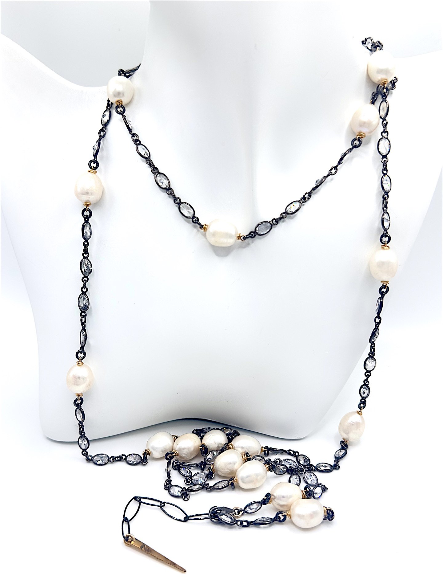 Pearl and Crystal Necklace