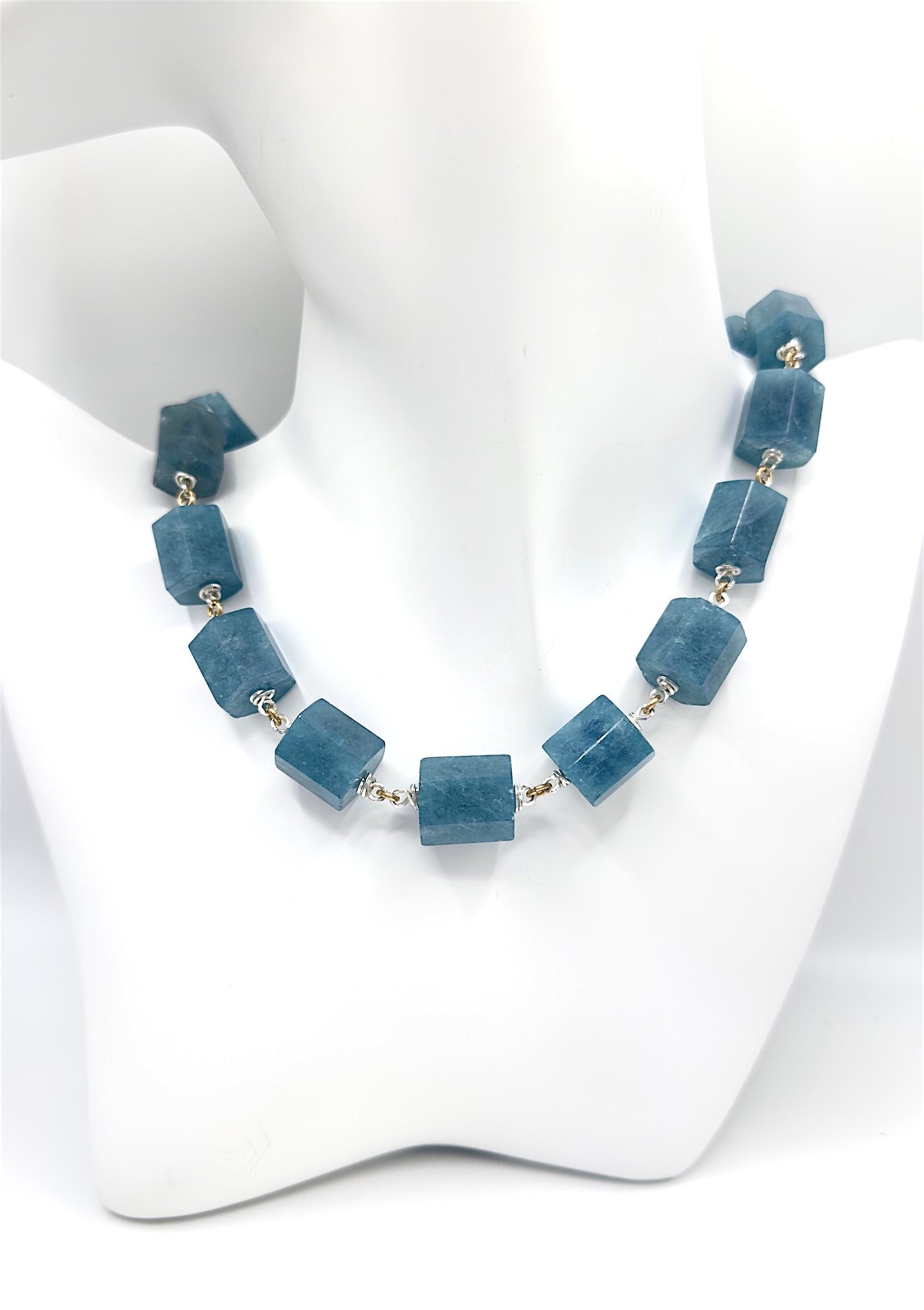 Blue Calcite Necklace