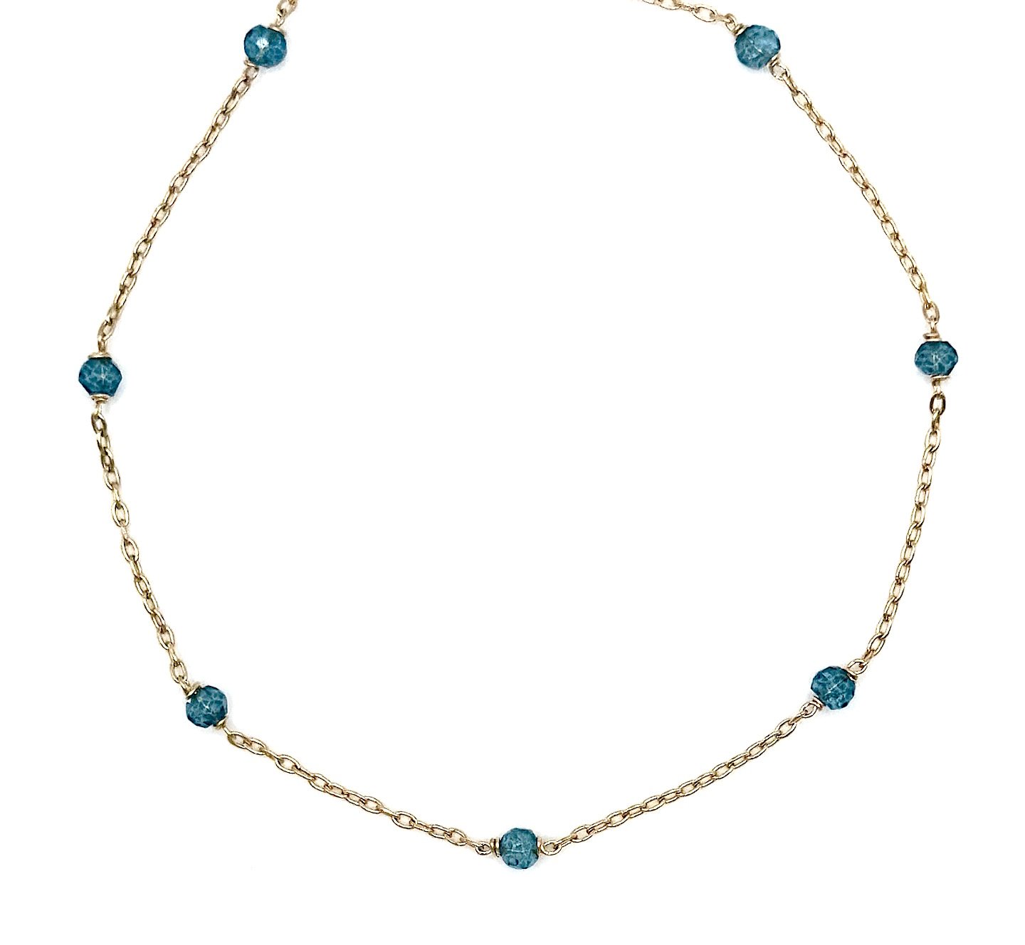 Blue Topaz Necklace