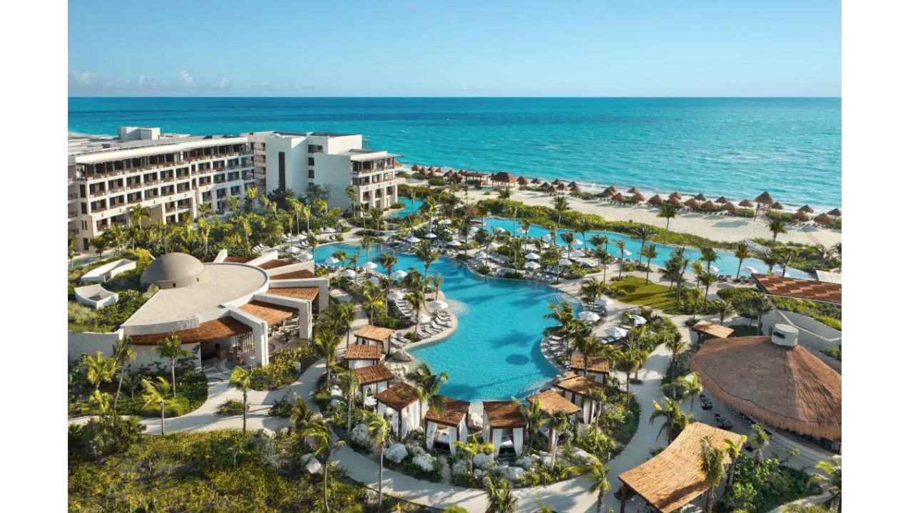 Aerial view of Secrets Playa Blanca