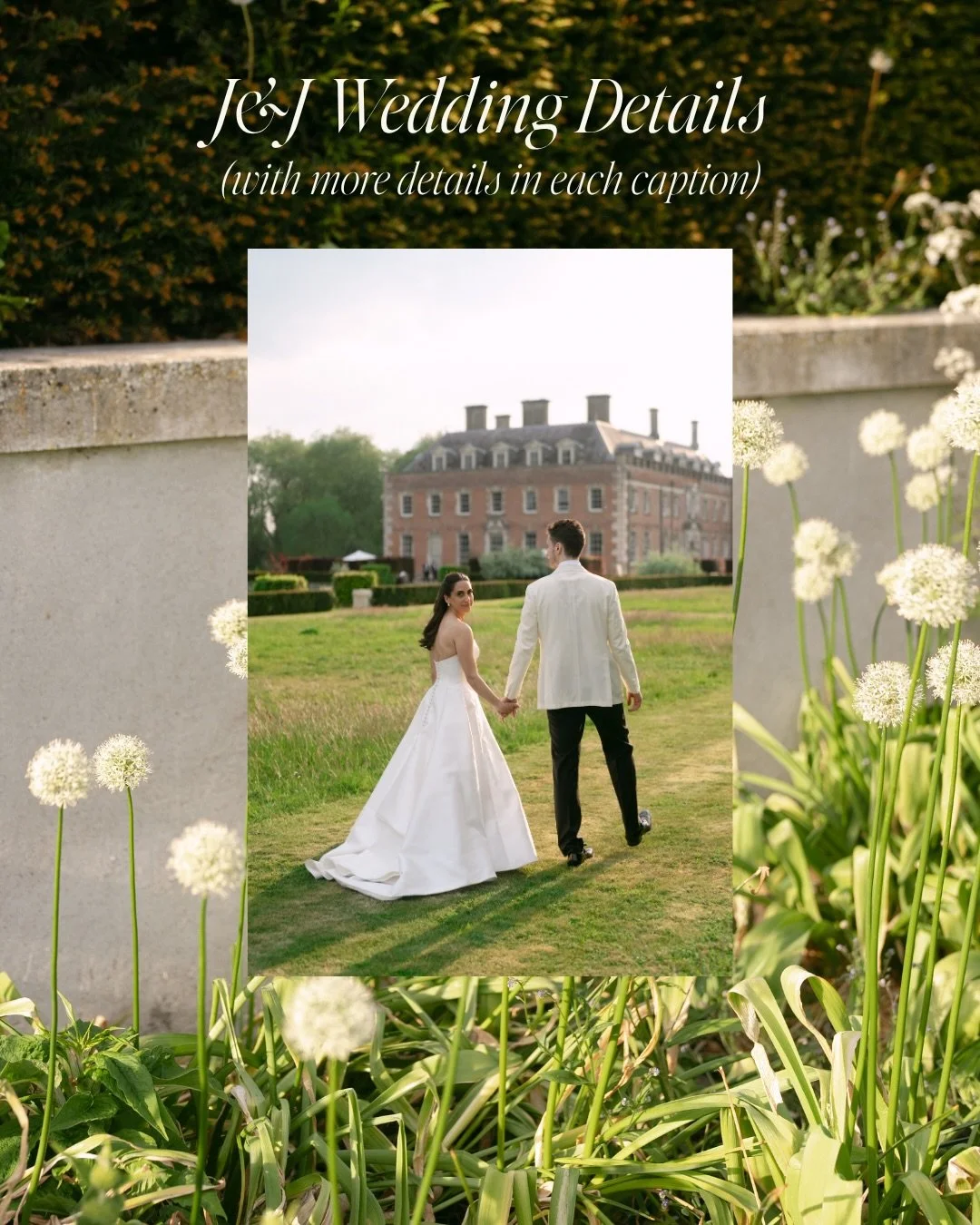 A closer look at J&amp;J&rsquo;s wedding at St Giles House. The dreamiest wedding inspiration 💛 ~ Photo @emilyjayneweddings 
Planning and design @bluebird_creative 
Flowers @fig_and_flower_ 
Venue @stgileshouseweddings 
Stationery @lucca_studios 
Fr