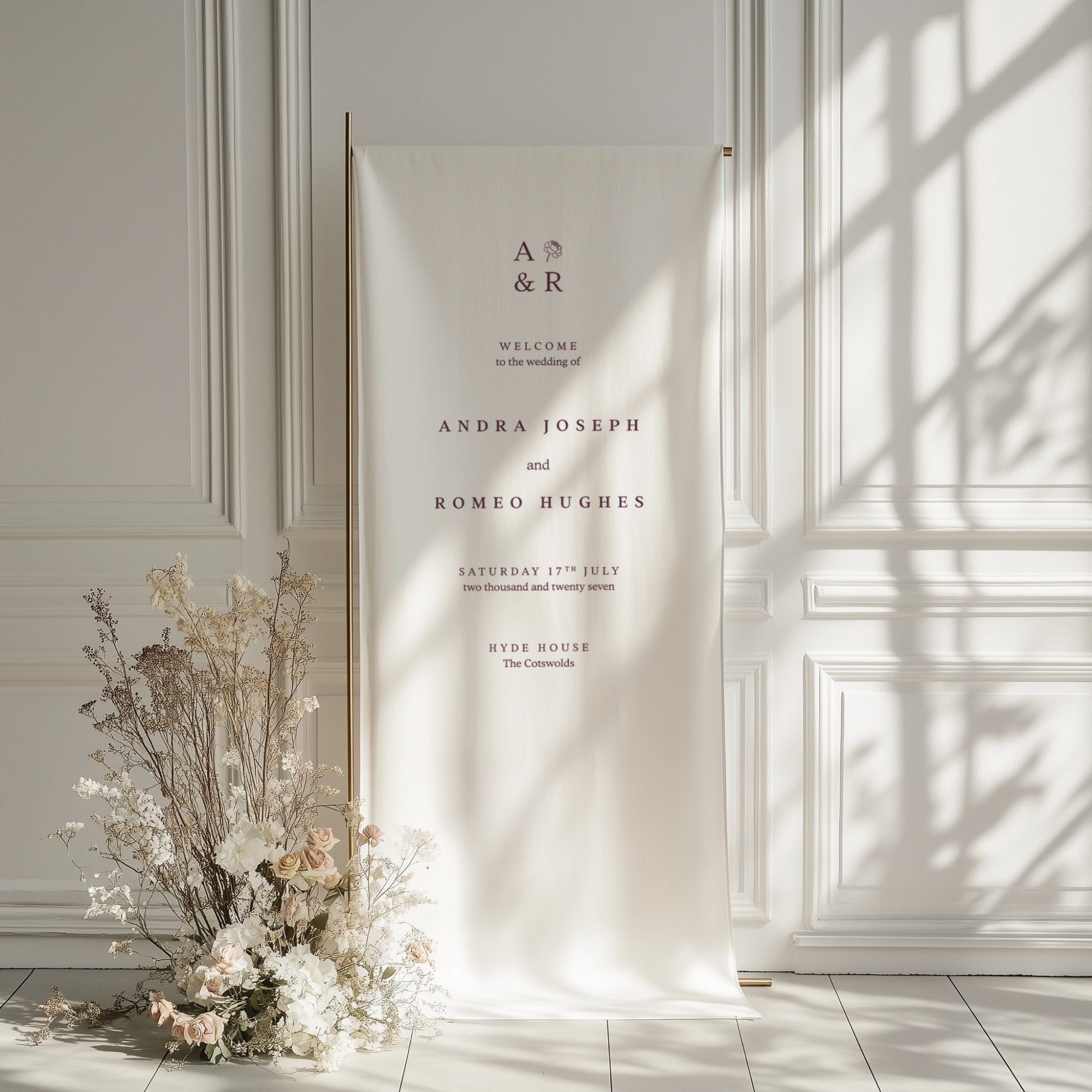 Lucca-Studios-Wedding-Stationery-Oxfordshire-Luxury-On-The-Day-Fabric-Linen-Signage-Wedding-Welcome-Sign-Radiance.png