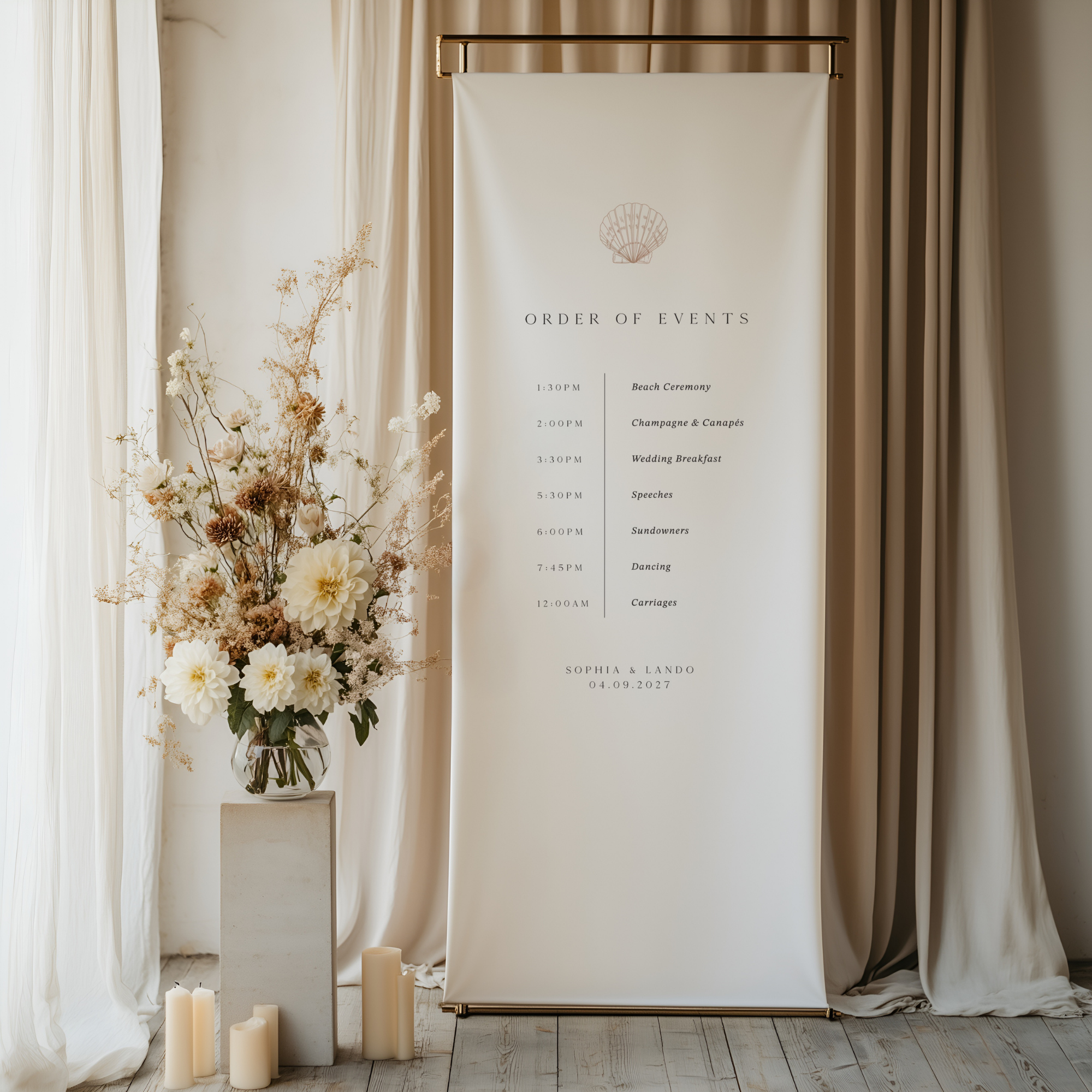 Lucca-Studios-Wedding-Stationery-Oxfordshire-Luxury-On-The-Day-Fabric-Linen-Signage-Wedding-Order-of-the-Day-Sign-Bay.png