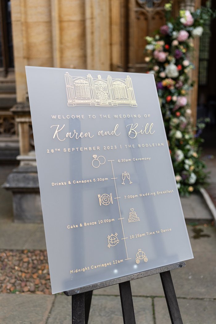 Lucca-Studios-Wedding-Stationery-Bodleian-Library-Oxford-Order-of-the-Day-Acrlic-Calligraphy-Sign.jpg