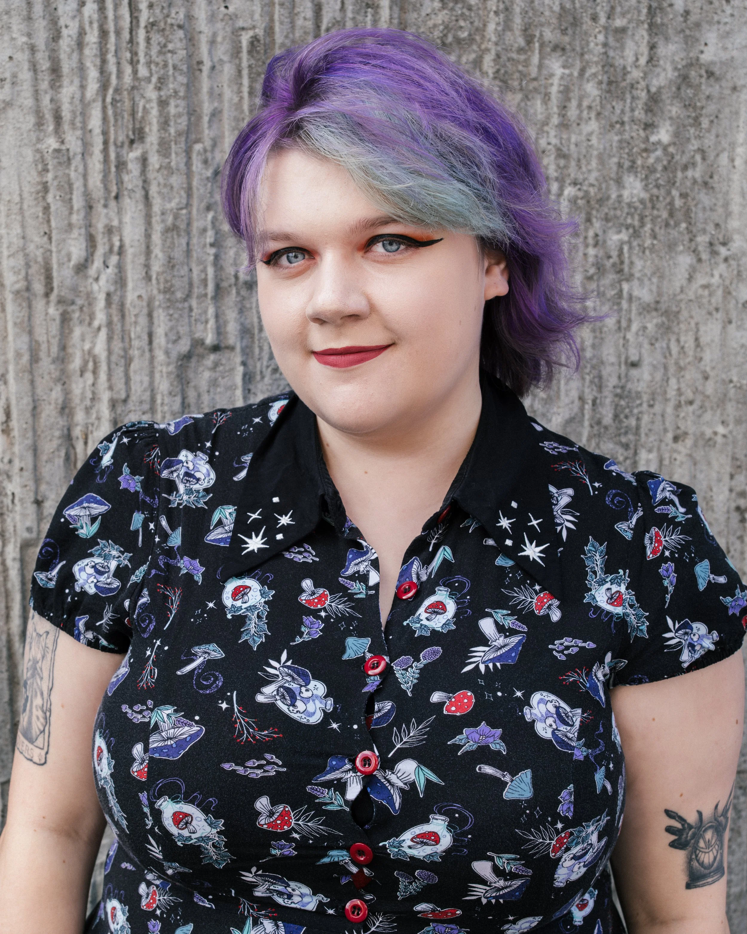 Acting student photographed outdoors in Sunderland for a professional headshot.