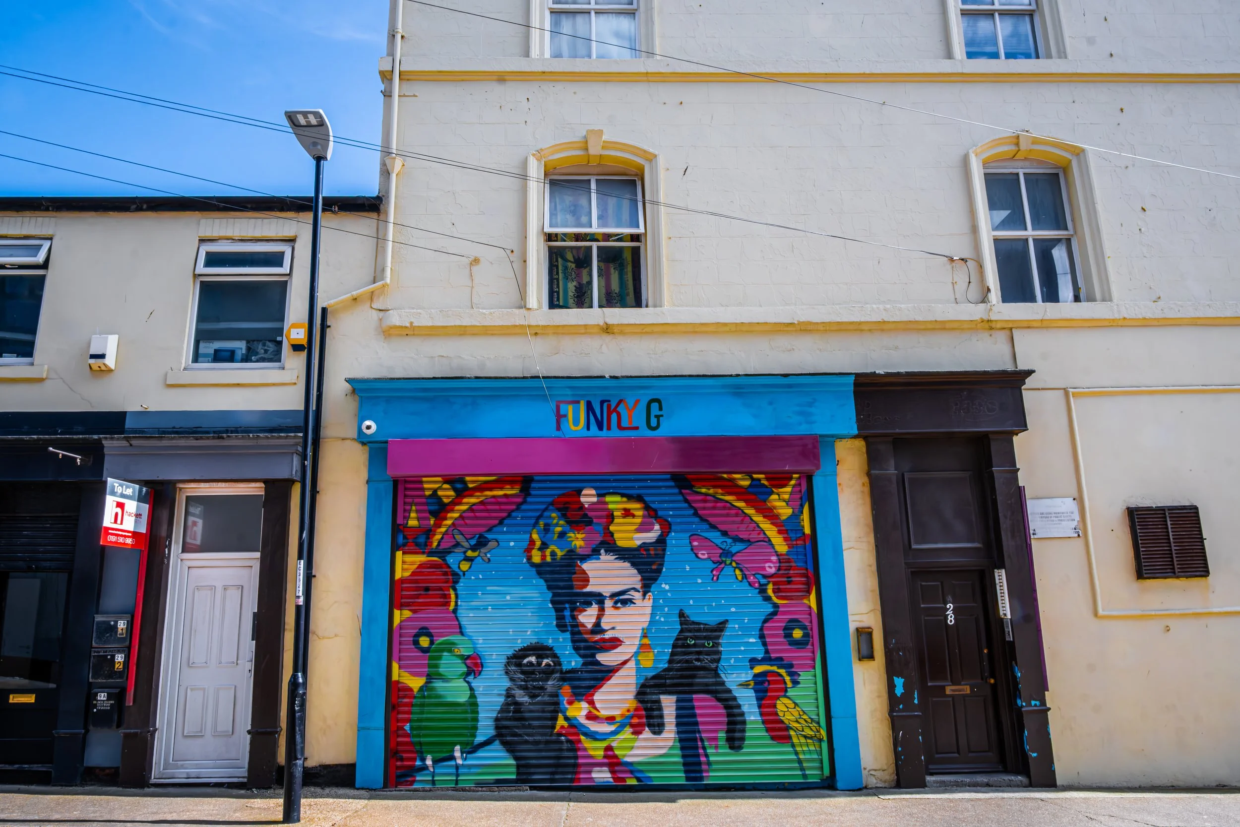 The soup kitchen in Sunderland, documenting local artwork. 