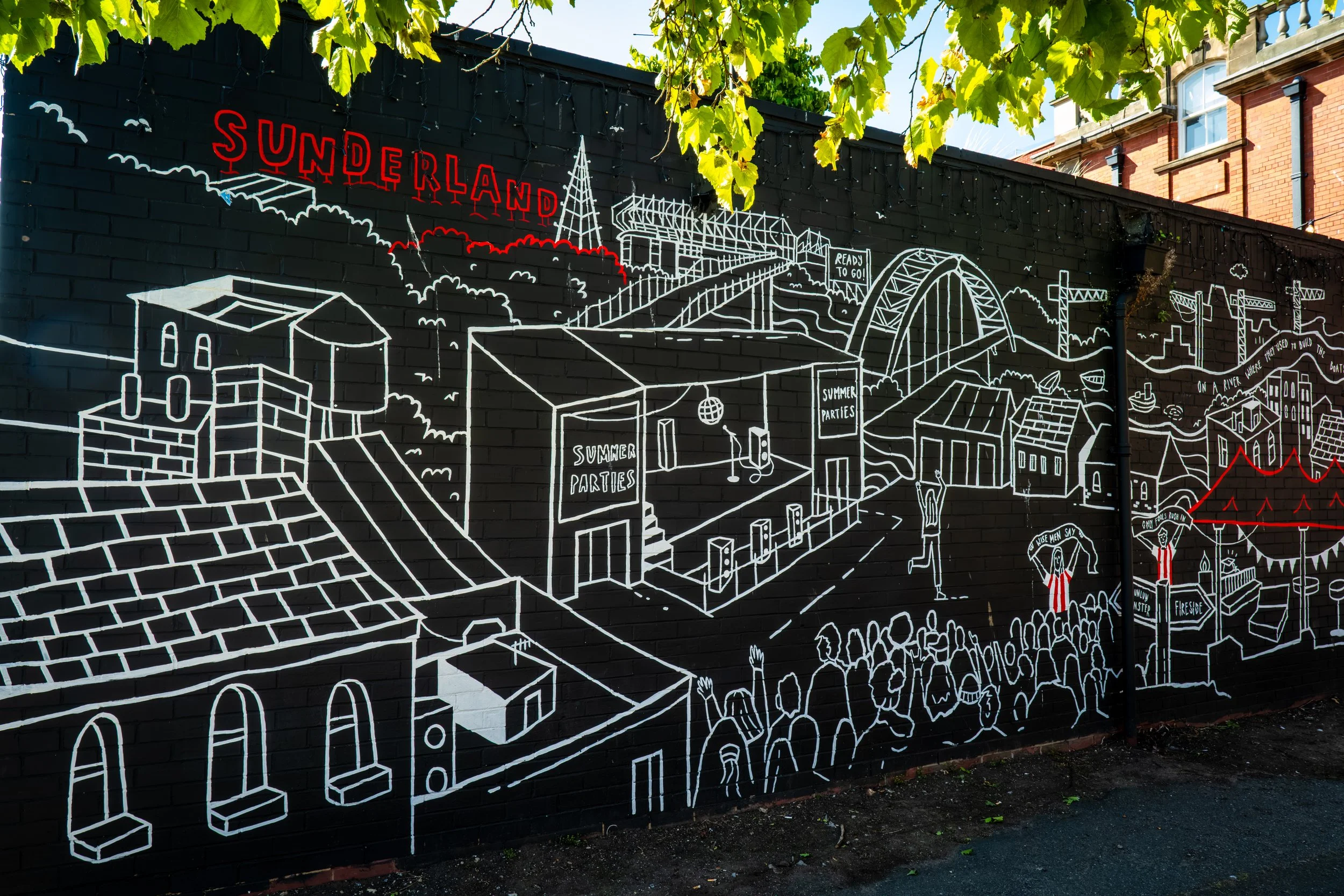 Sunderland street art.