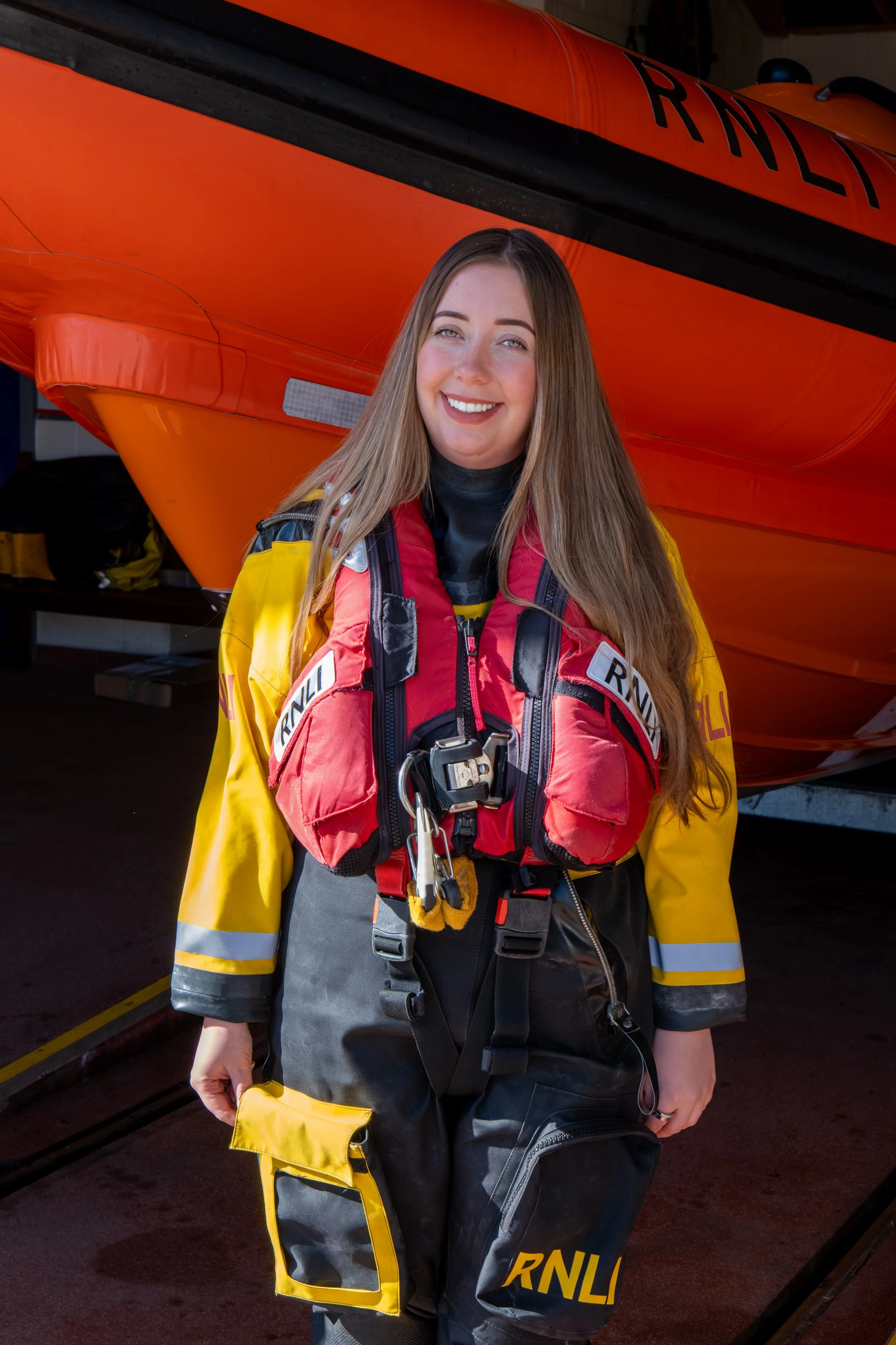 a Volunteer at a local RNLI station in the North East.