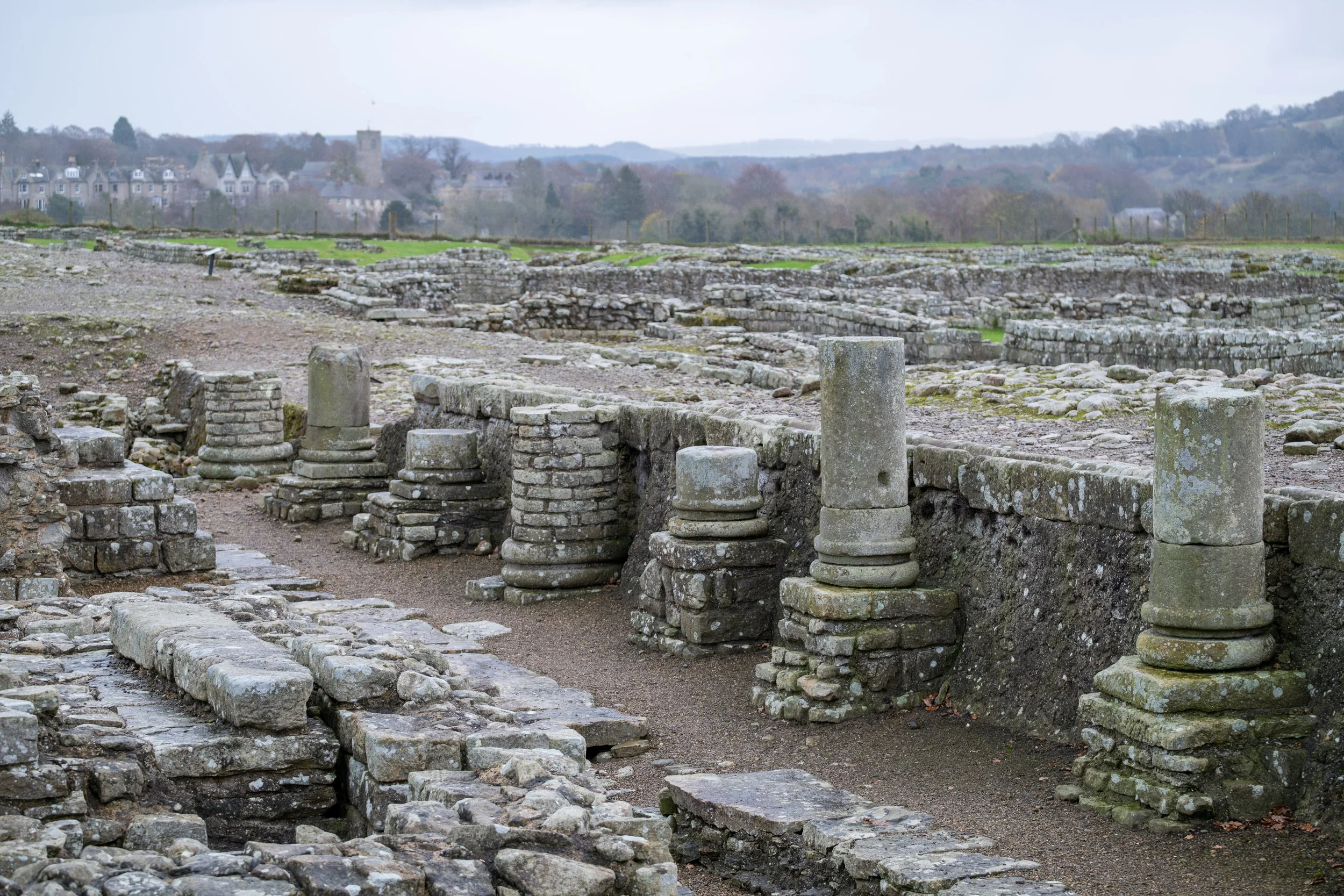 Corbridge Roman ruins and ancient stonework photographed for the Ruins & Reverence series.