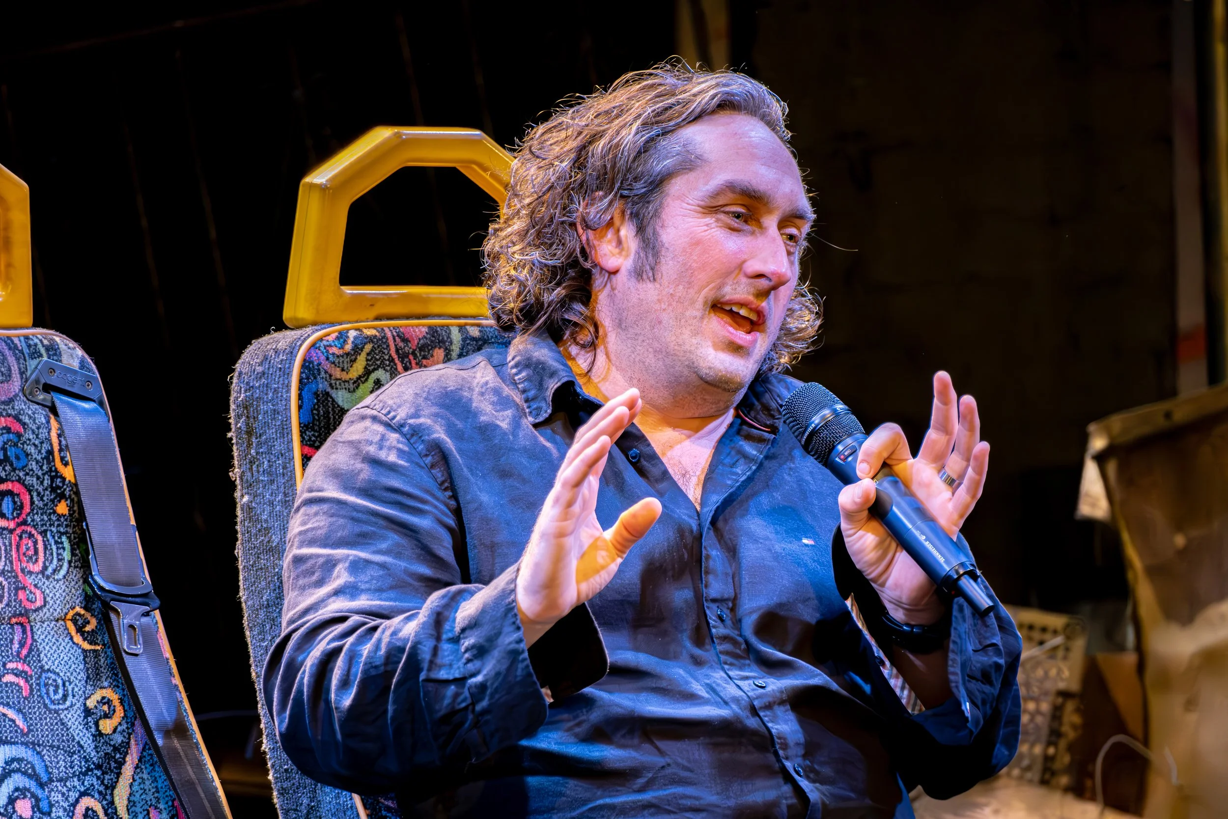 Ross Noble performing live at Live Theatre in Newcastle upon Tyne.