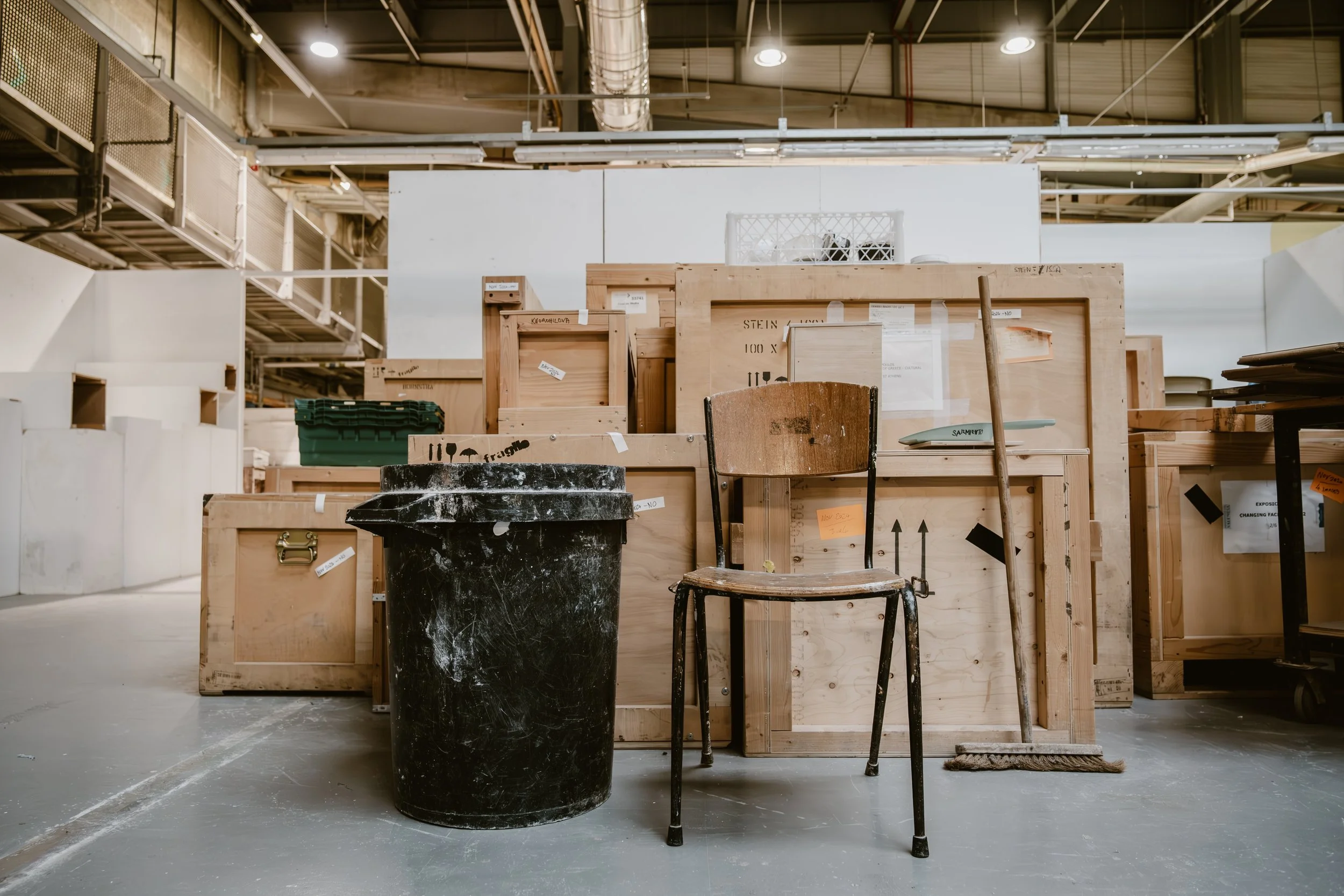 Documentary photography in Sunderland of the National Glass Centre closure. 