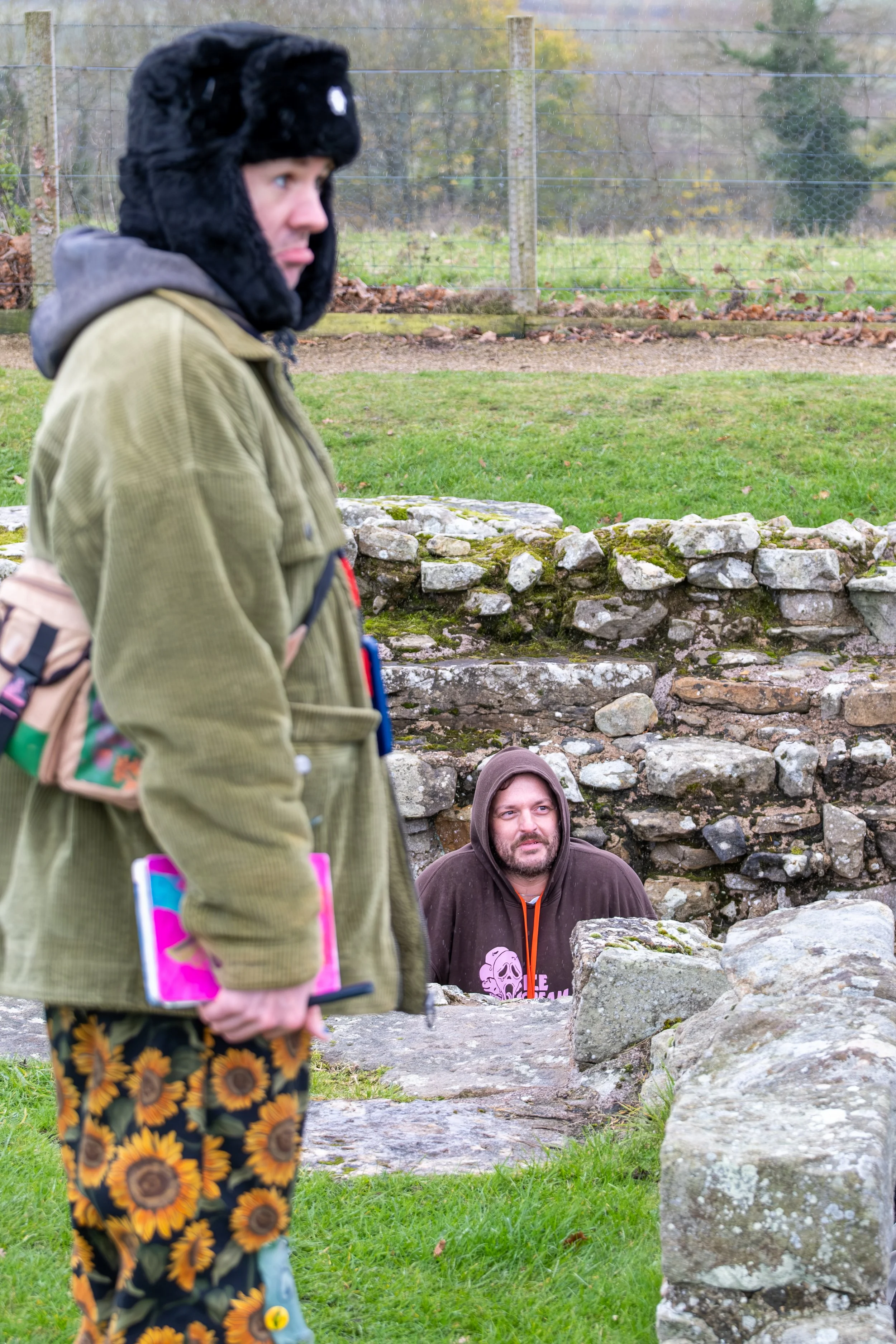 Historic Roman ruins at Corbridge in Northumberland photographed by Claire Louise Photography.