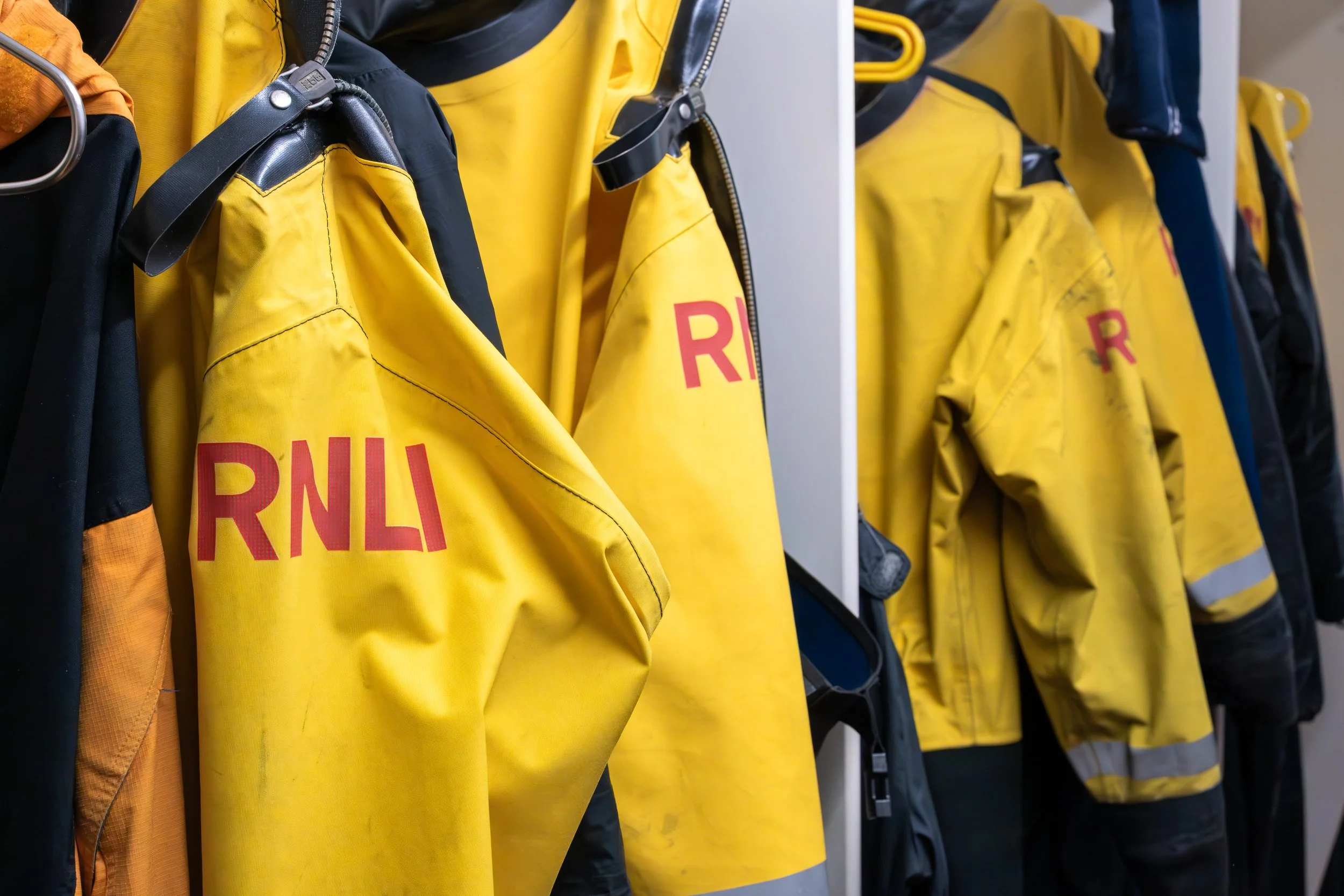 Sunderland RNLI lifeboat station and volunteer crew photographed at Sunderland Marina.