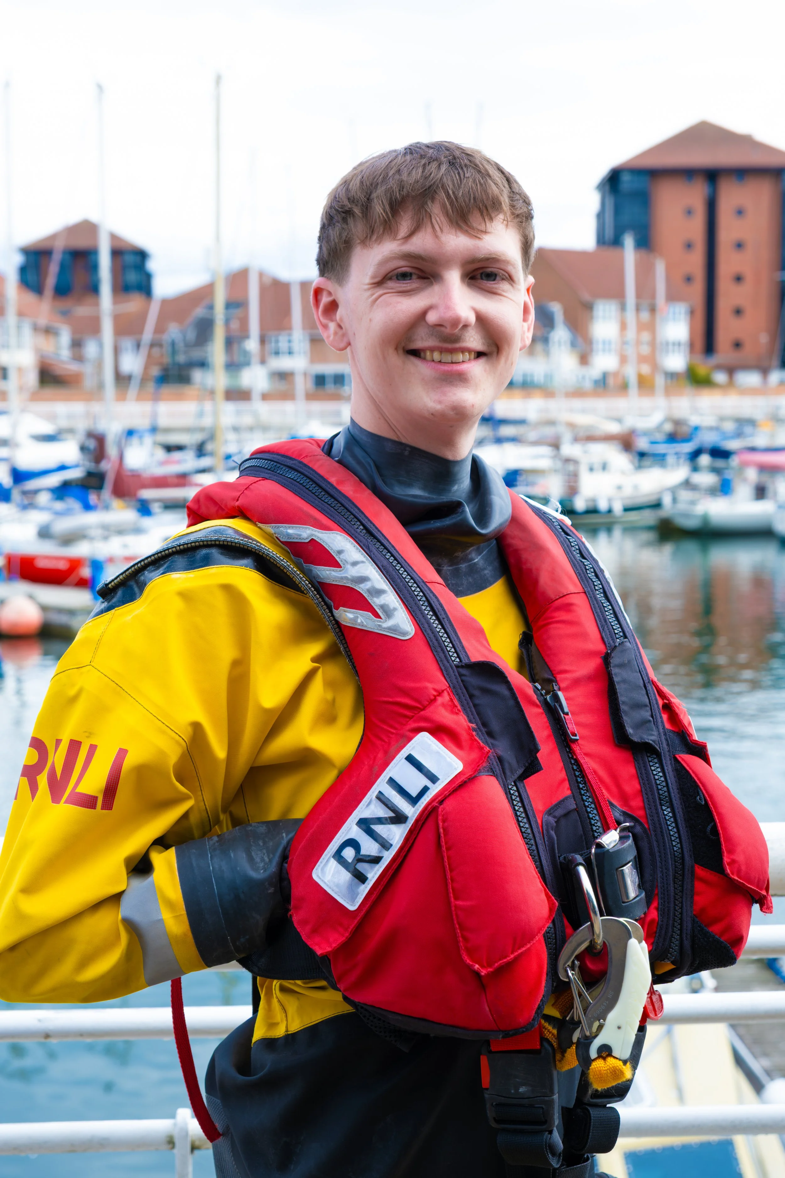 Sunderland Marina headshot of an RNLI volunteer.