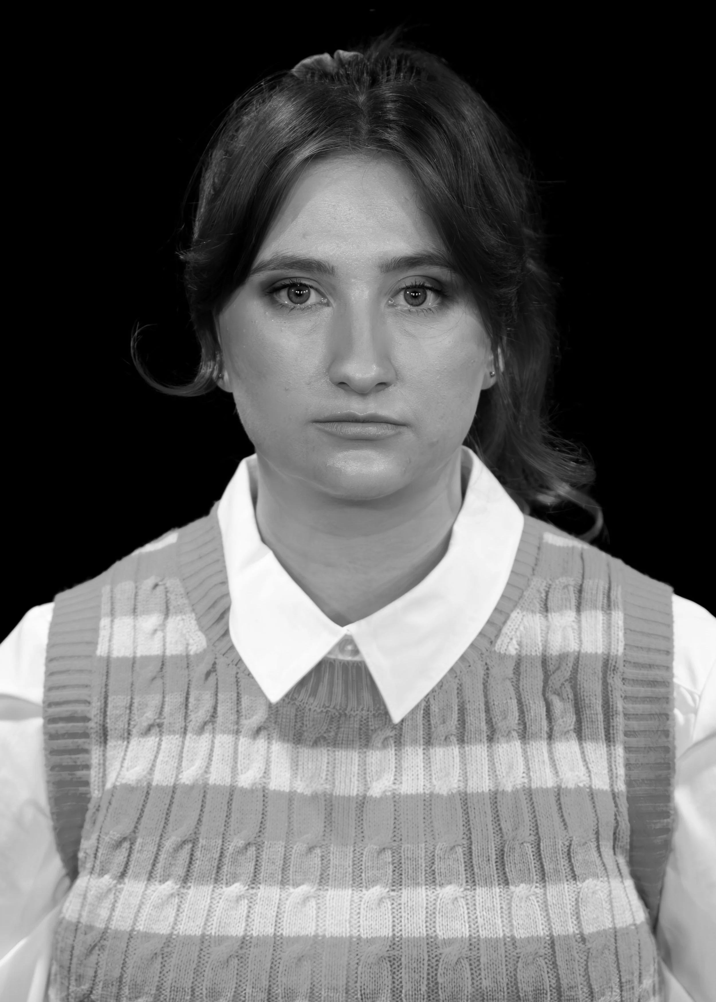 Professional actor headshot from an A Chorus Line theatre production.