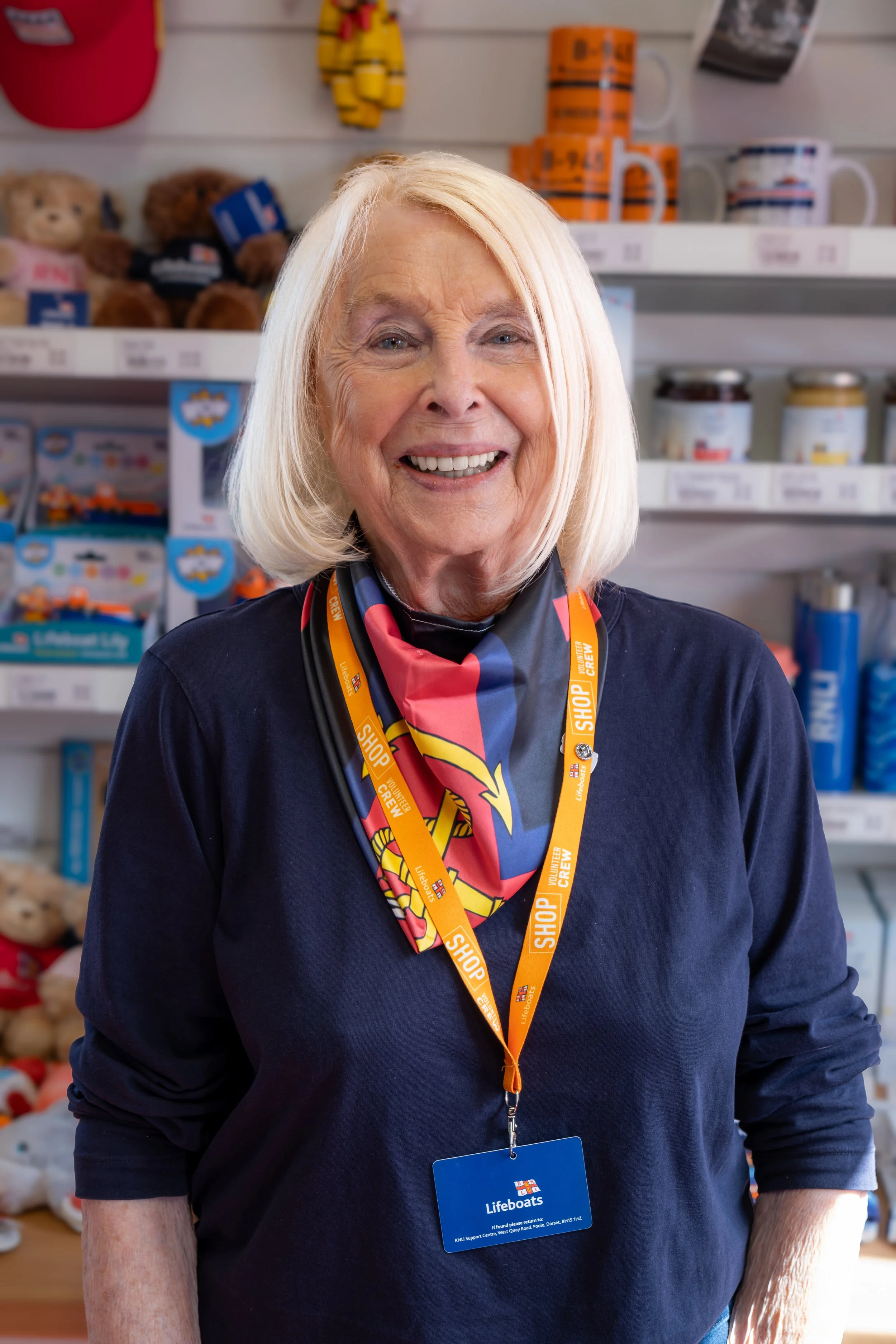Headshot portrait of a local charity volunteer in the North East.