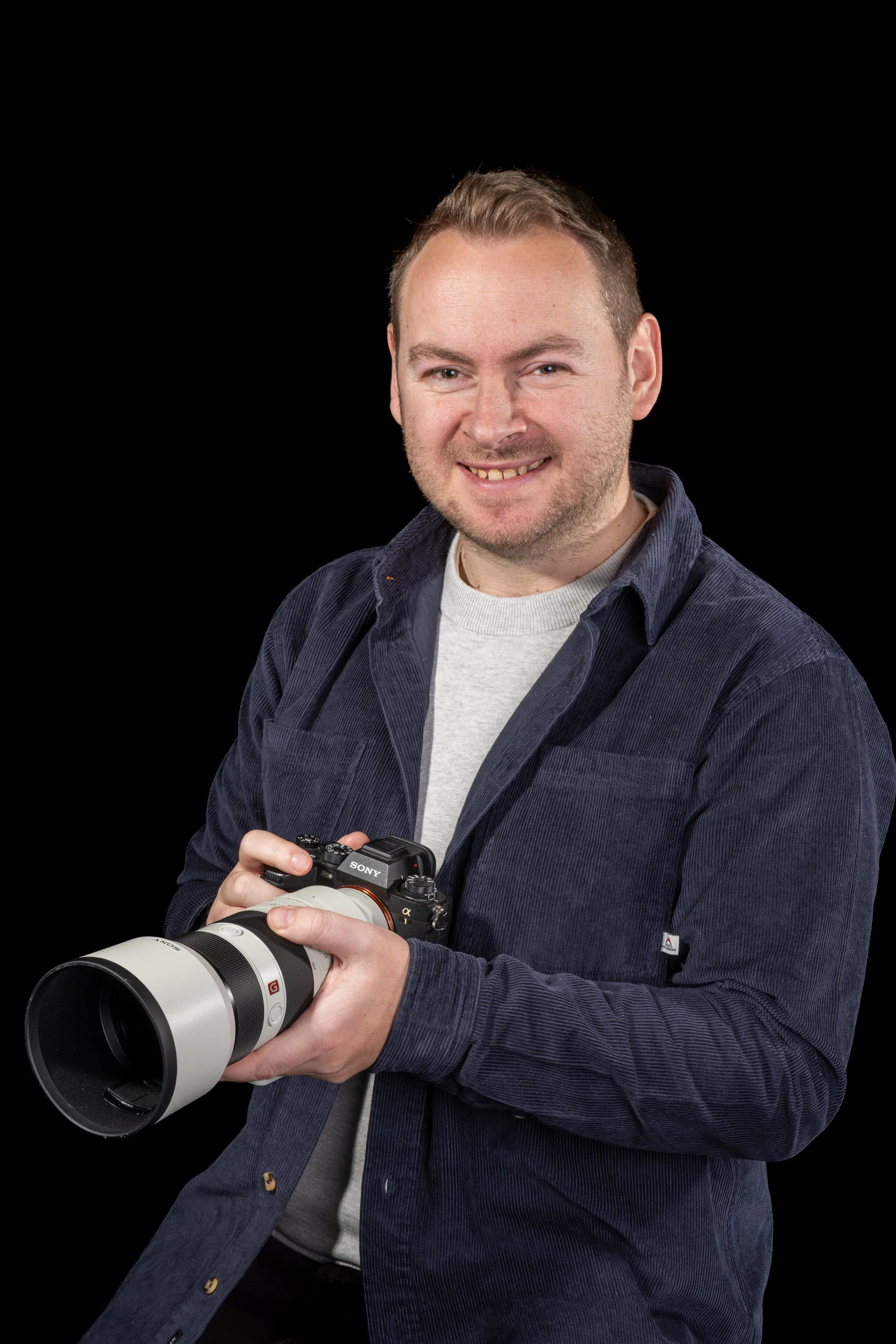 Business branding portrait for a photographer