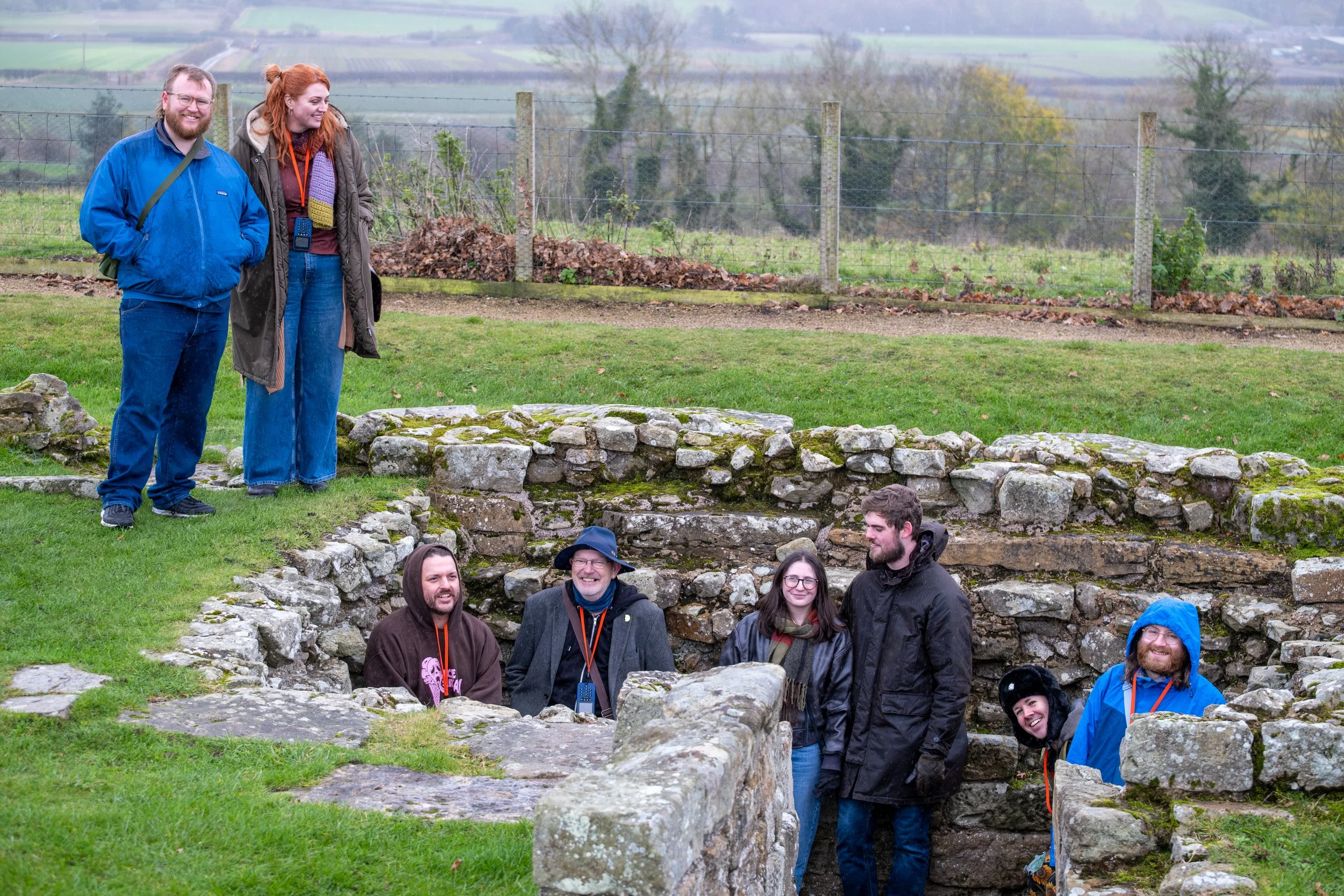 Ancient Roman stonework photographed at Corbridge for the Ruins & Reverence documentary project.