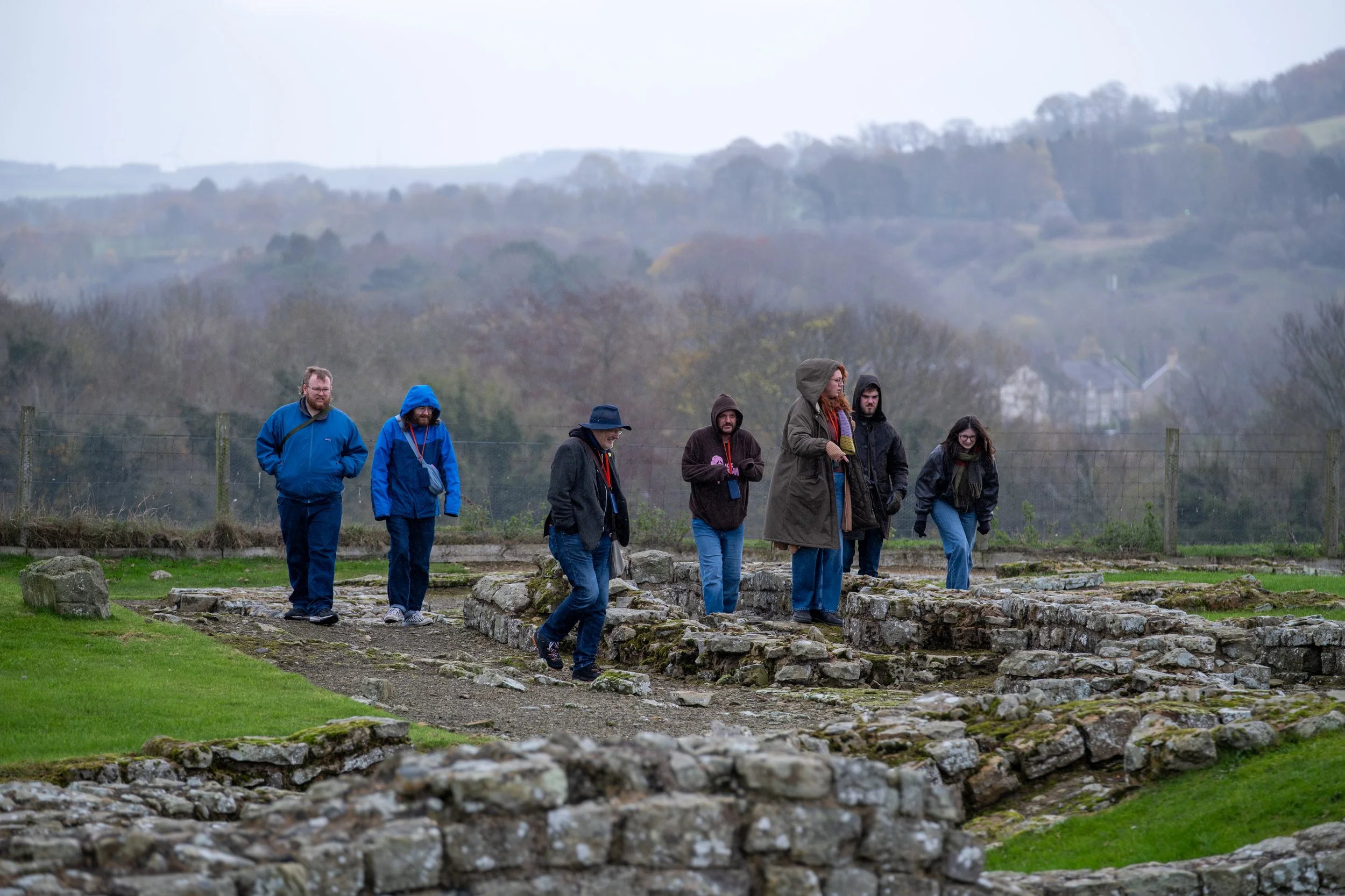 Roman archaeology and historic remains at Corbridge, Northumberland – documentary photography.