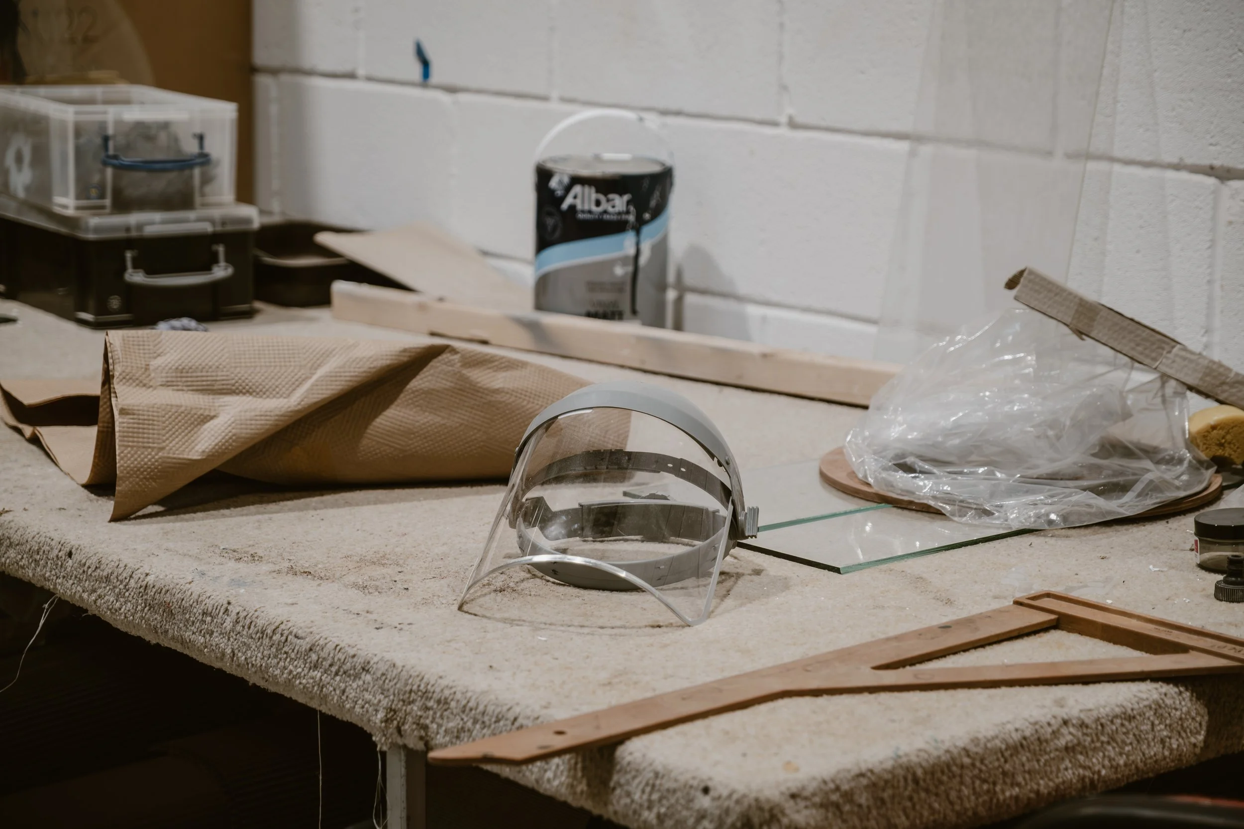 National Glass Centre interior documented after workspaces were vacated in Sunderland.