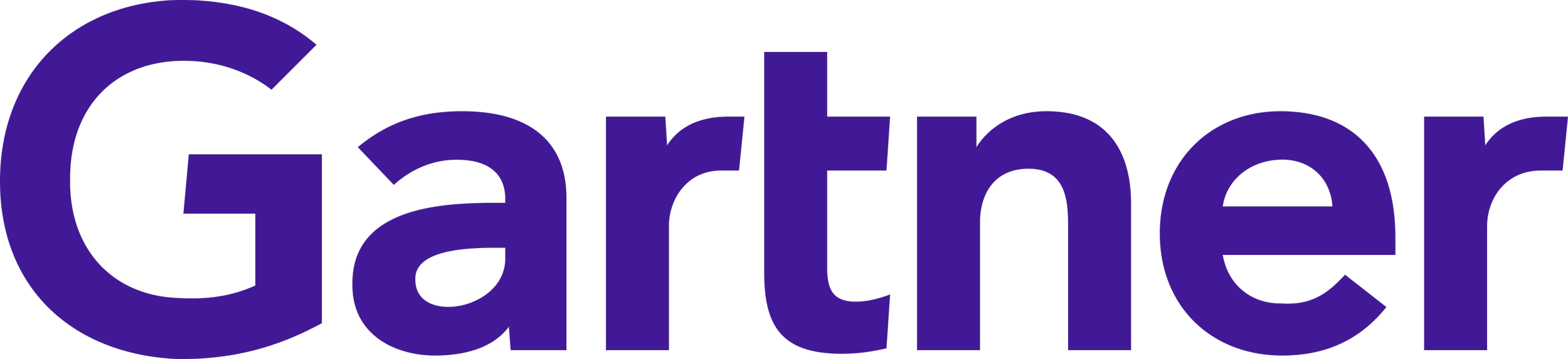 Close-up of the word 'Gather' written in bold, purple letters.