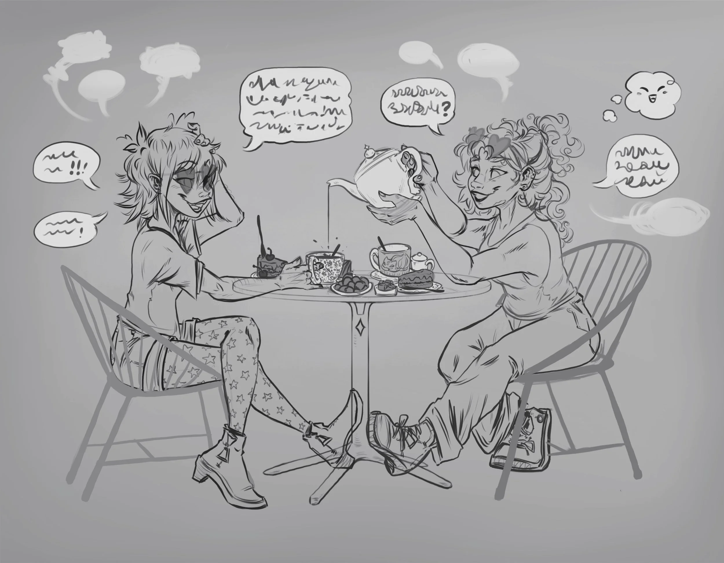 Valentinez Teatime lineart rough version.JPEG