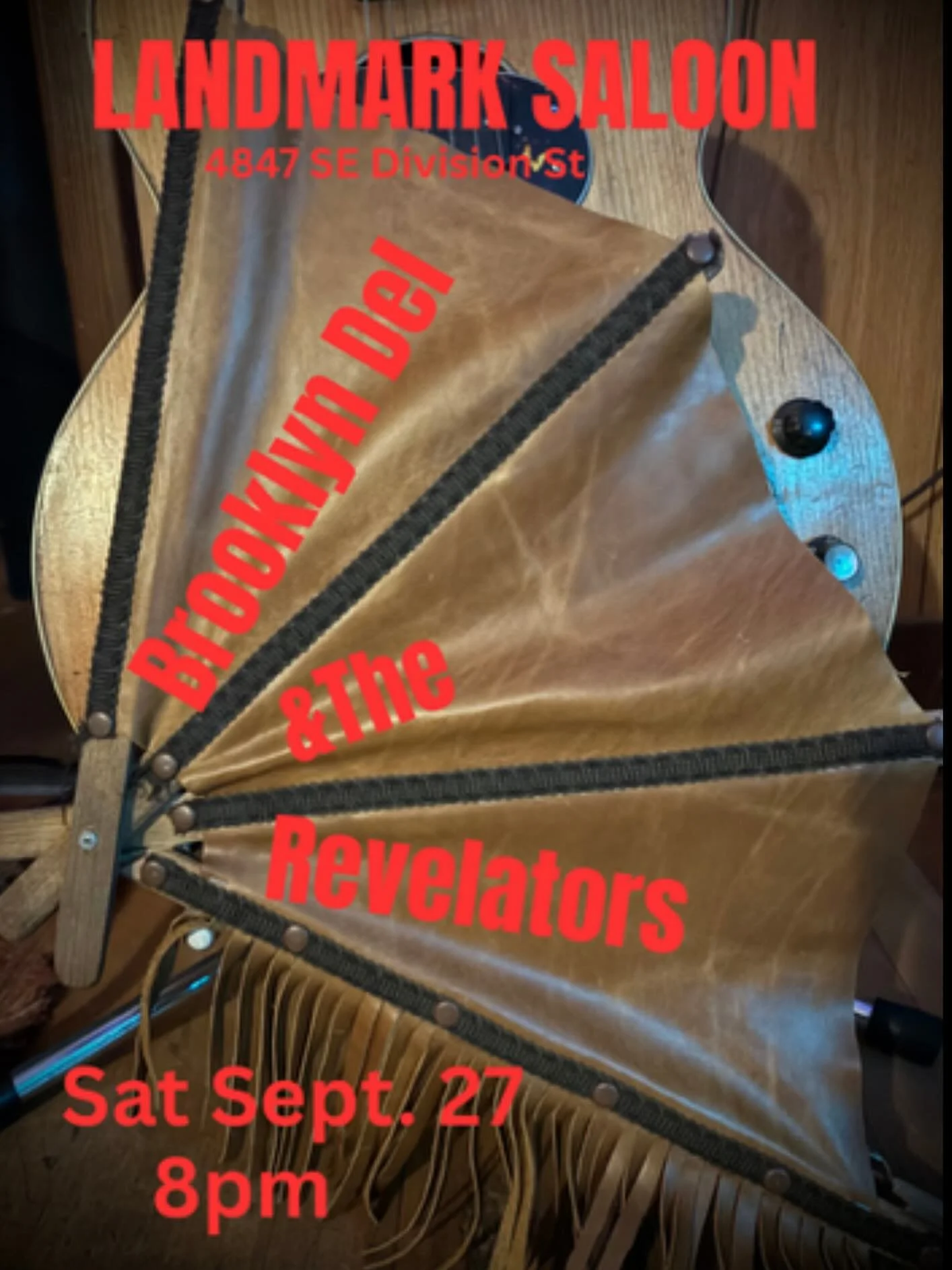 Owning the night with this one and the trusted famborine will be ready to rock. Be there! @landmarksaloon