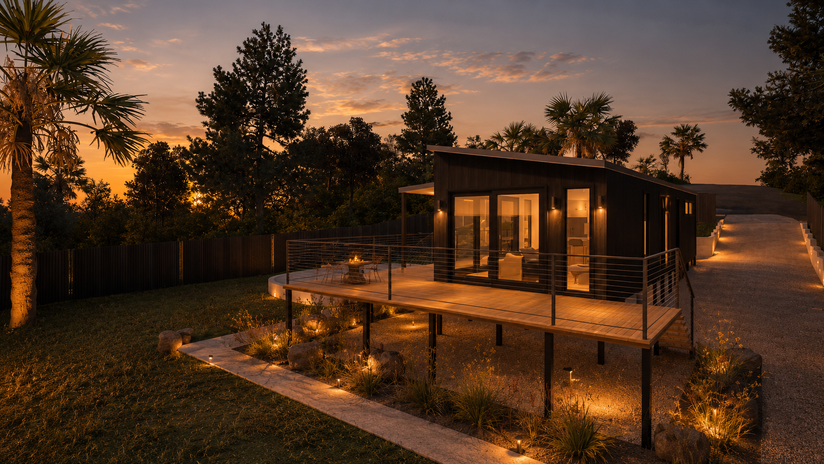Stylish 1 bedroom prefab granny flat ideal for Airbnb, farm stays, downsizers, or secondary income with flexible floorplans and energy-efficient design.