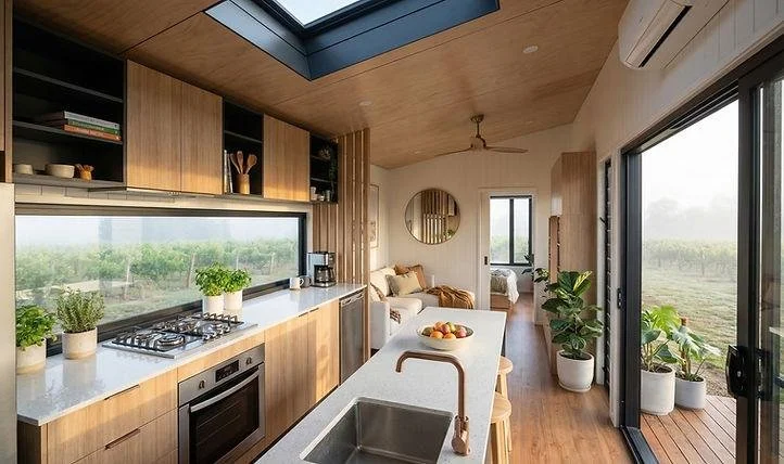Modern Designer Eco Tiny Homes interior