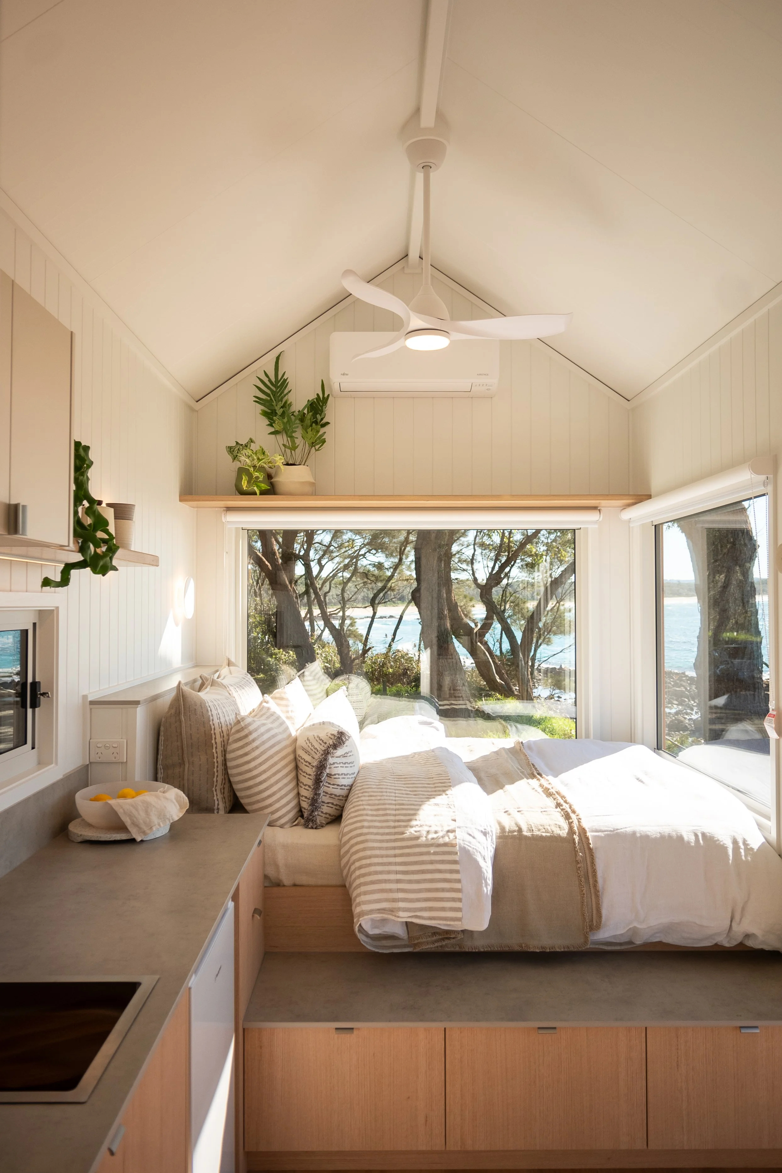 tiny home bedroom