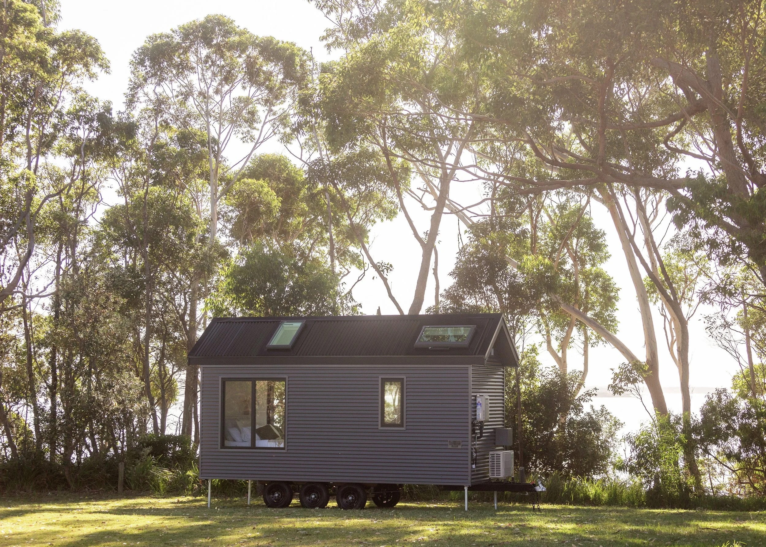 a tiny home on wheels