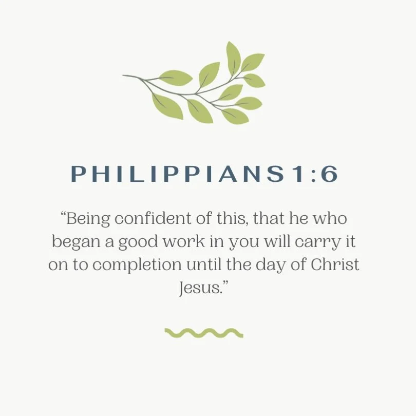 God never leaves a work unfinished!! Growth in His kingdom is often quiet and gradual, but every single day, He is moving behind the scenes. Today, slow down and notice the small ways He is shaping your heart and guiding your path. He isn&rsquo;t don