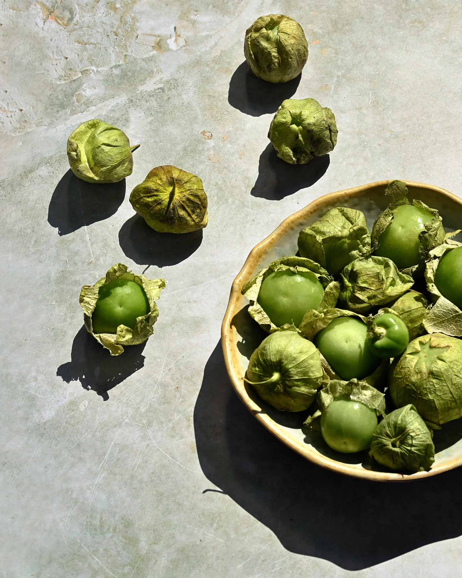 Some fine ingredients inspiring me to cook again lately. 

Have never seen tomatillos available in SG and haven't had them in years, but they were super cheap in Vancouver so packed back a ton of them and my freezer is stocked with salsa verde now an