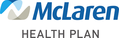 McLaren logo with words 'HEALTH PLAN' beneath it