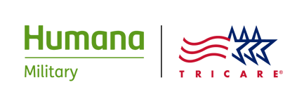 Humana Military and TRICARE logos.