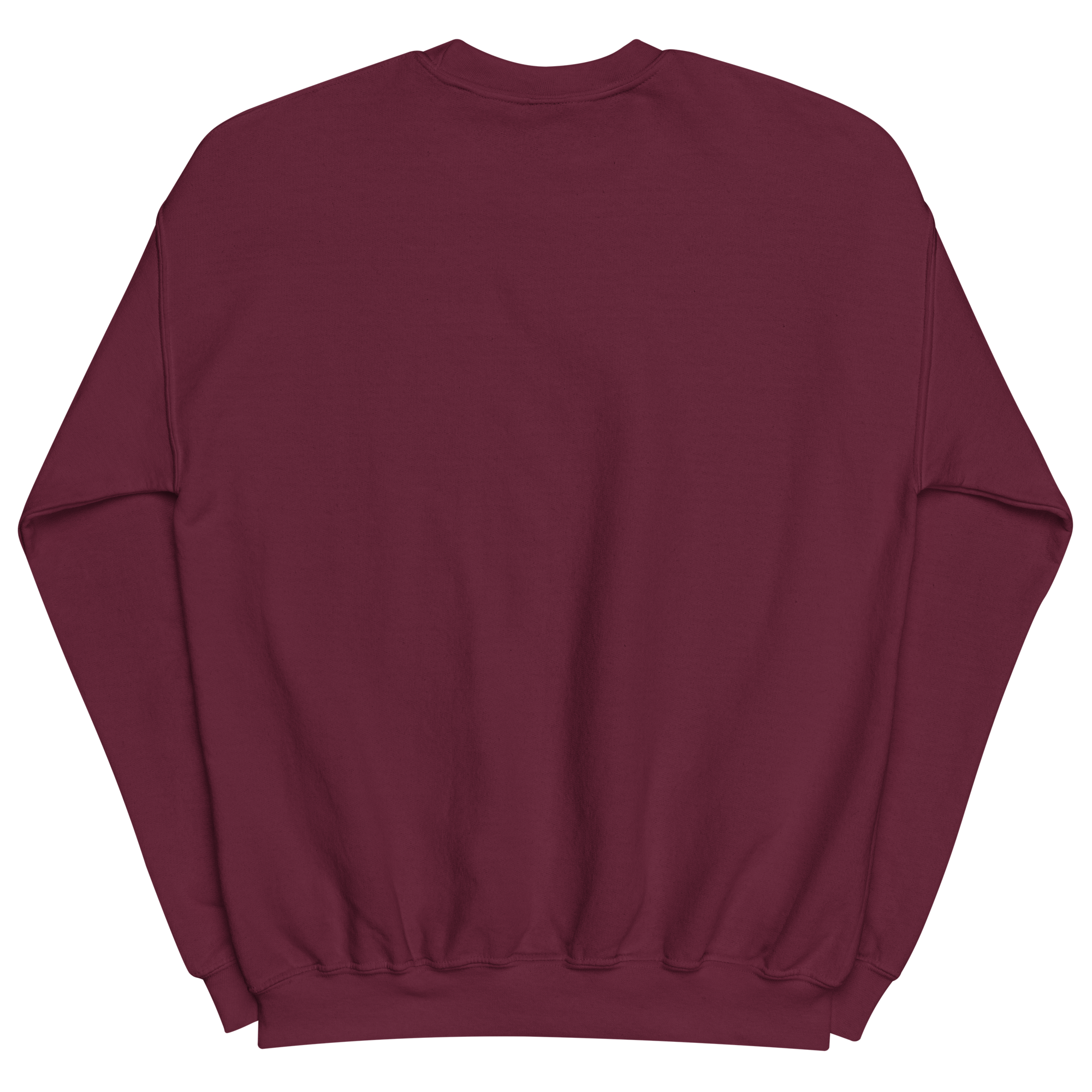 unisex-crew-neck-sweatshirt-maroon-back-6a192505b3275.png