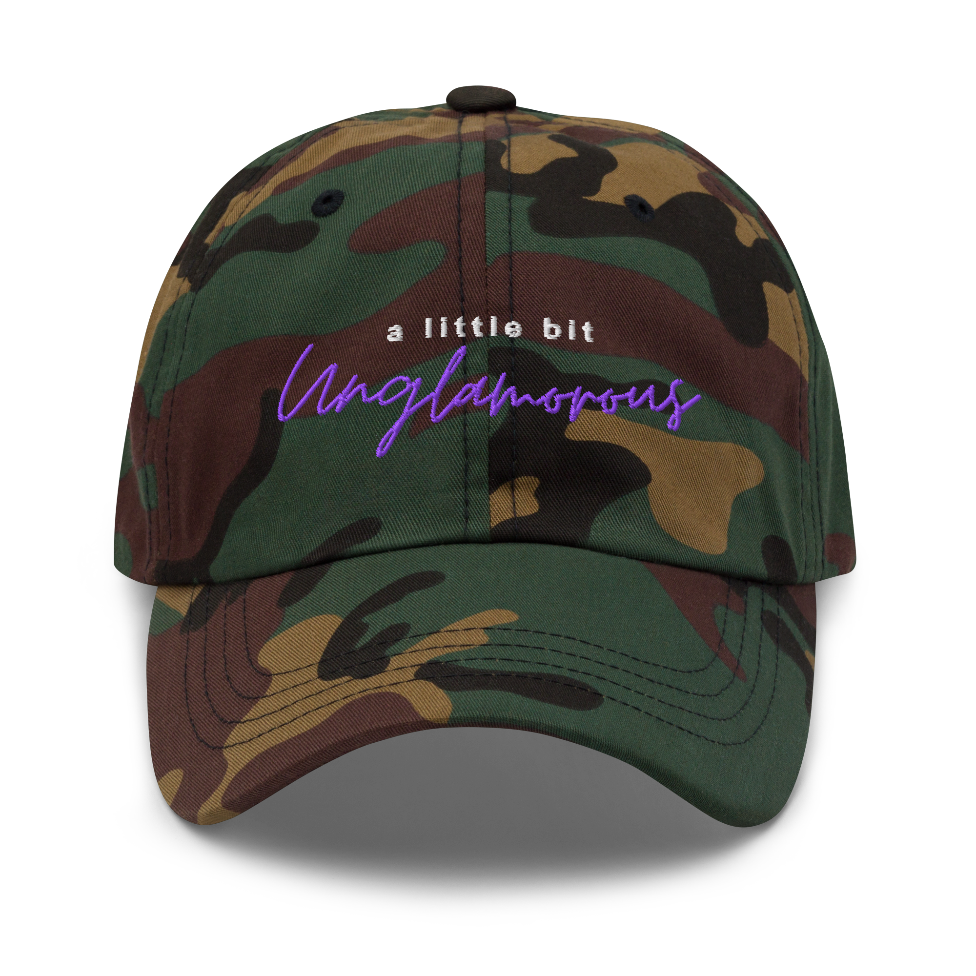 A Little Bit Unglamorous Podcast Embroidered Dad hat