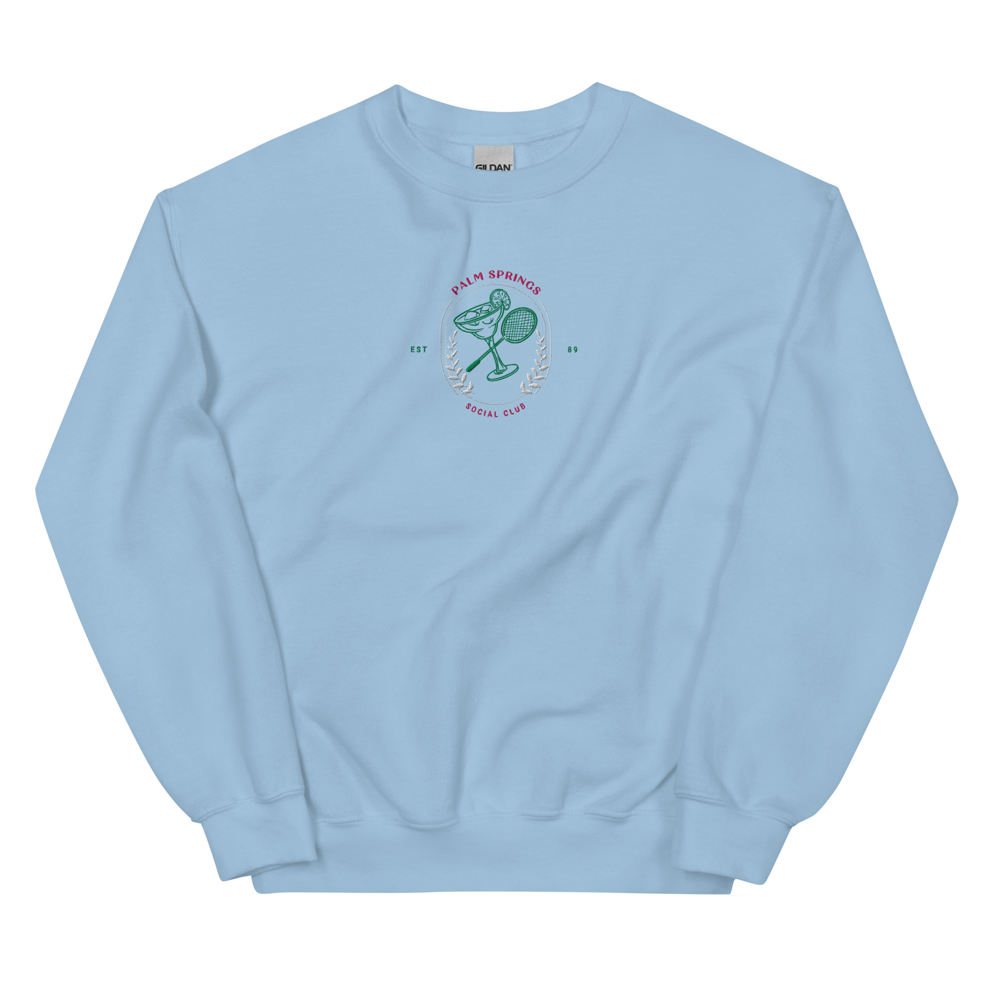 Palm Springs Social Club Embroidered Crewneck